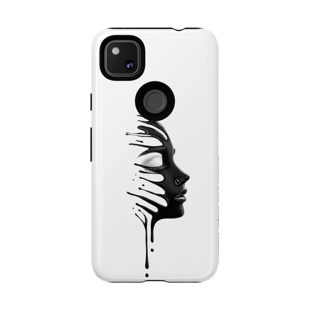 Stylish Phone Case with Artistic Design, Tough Phone Cover, Unique Phone Accessory, Gift for Art Lovers, Trendy Protective Case
