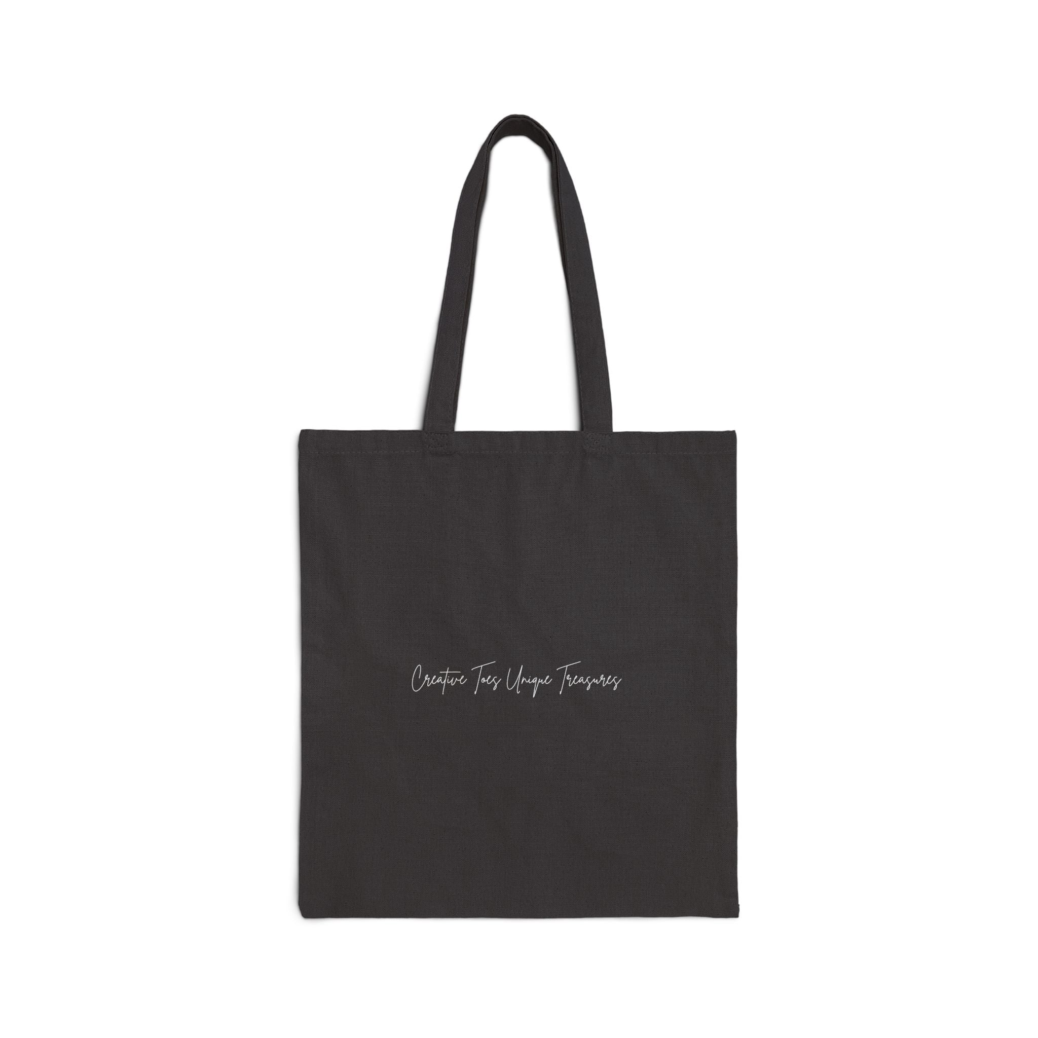 “Where Toes Create Treasures” — Cotton Canvas Tote Bag
