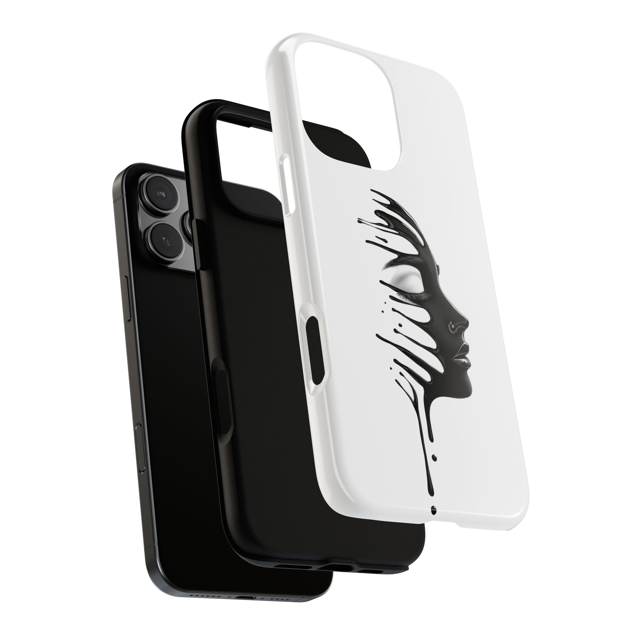 Stylish Phone Case with Artistic Design, Tough Phone Cover, Unique Phone Accessory, Gift for Art Lovers, Trendy Protective Case