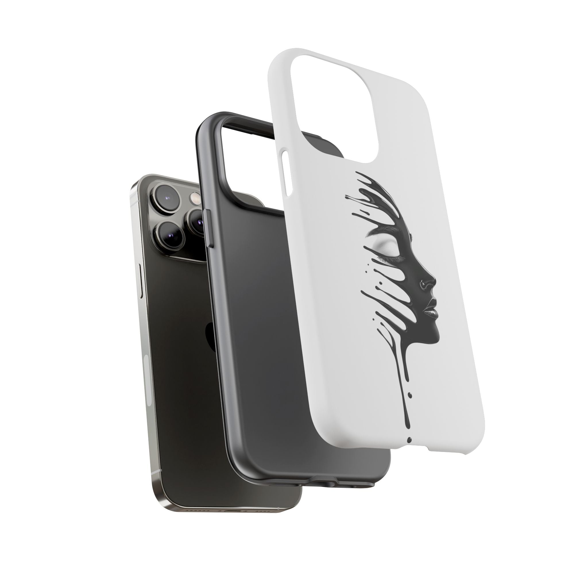 Stylish Phone Case with Artistic Design, Tough Phone Cover, Unique Phone Accessory, Gift for Art Lovers, Trendy Protective Case