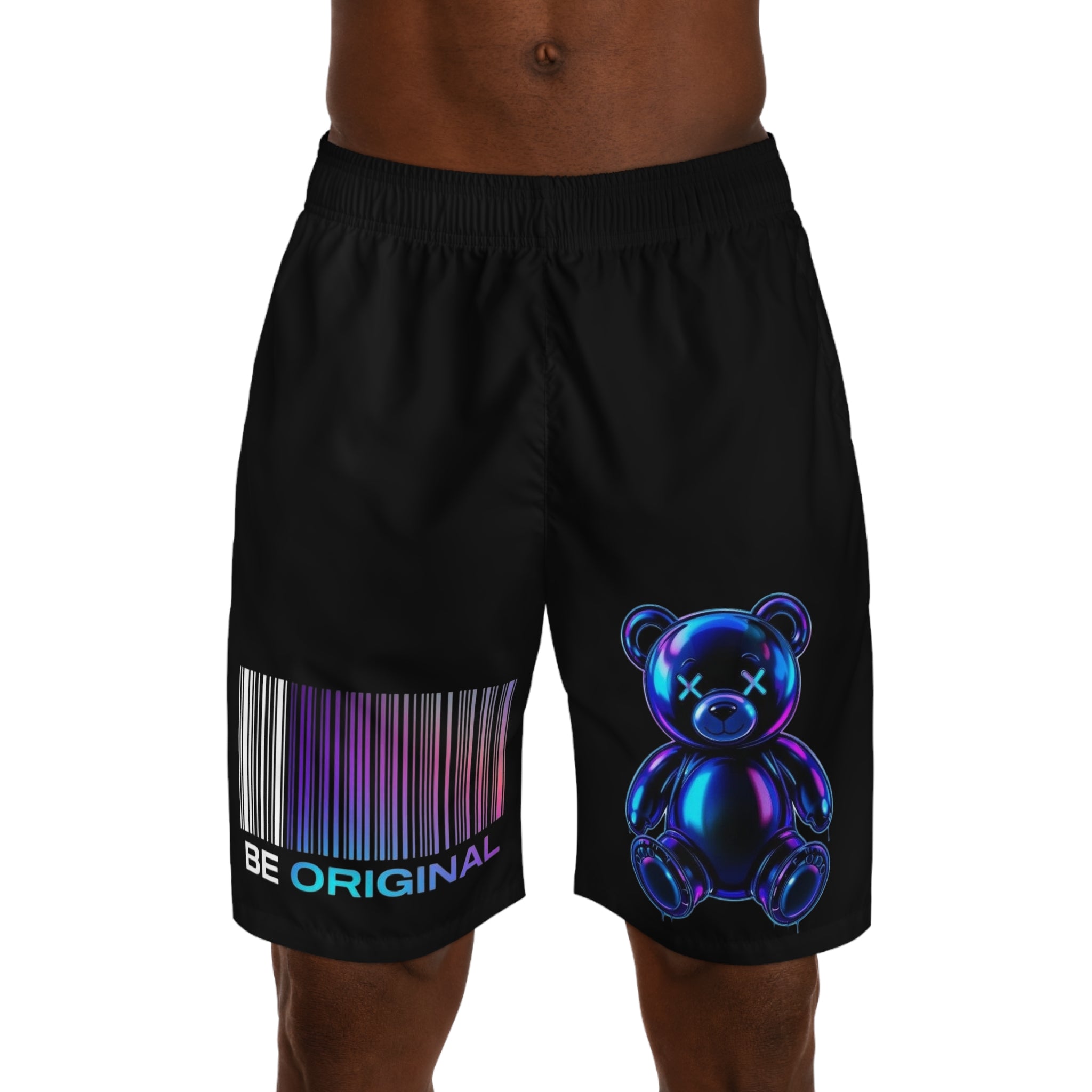Vibrant AOP Men's Jogger Shorts, Trendy Activewear, Streetwear Fashion, Summer Essentials, Casual Comfort, Gifts for Him