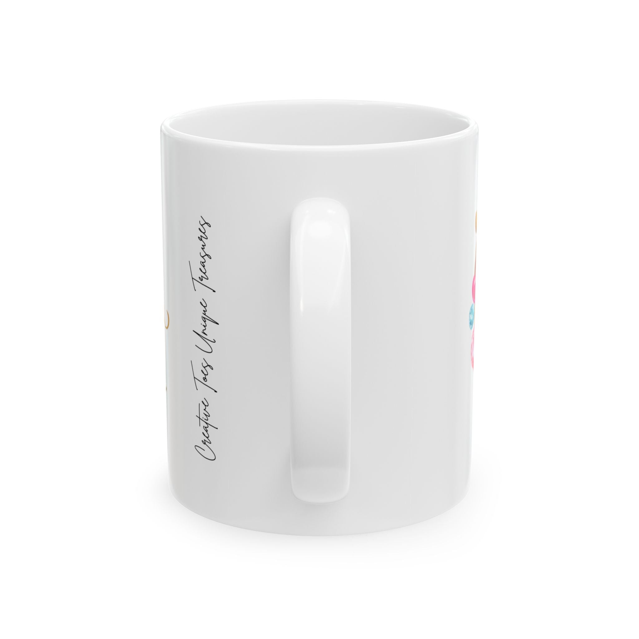 Where Toes Create Treasures Ceramic Mug — Cute Coffee Cup (11oz/15oz)