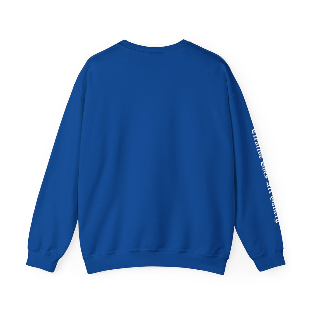 “Inspiring The world One Toe At A Time” Unisex Crewneck Sweatshirt | Creative Toes Art Gallery