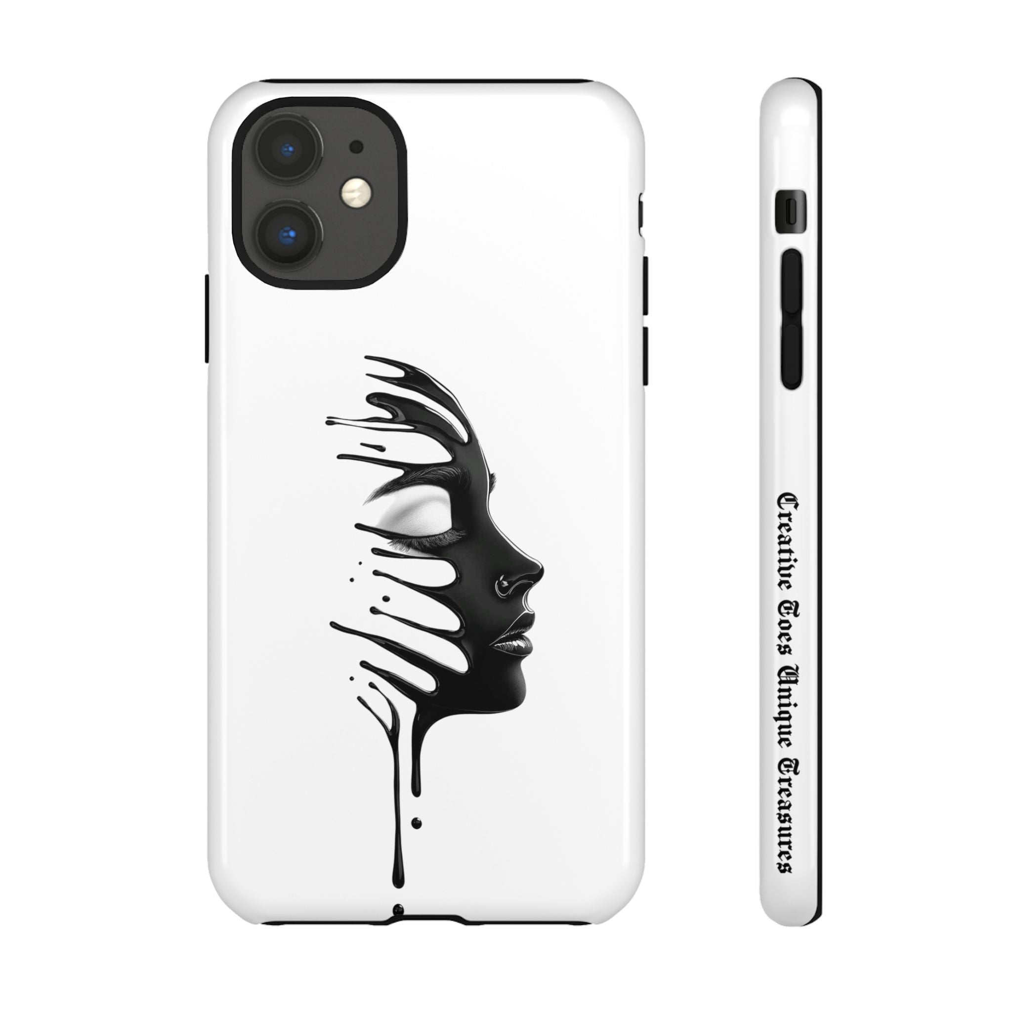 Stylish Phone Case with Artistic Design, Tough Phone Cover, Unique Phone Accessory, Gift for Art Lovers, Trendy Protective Case