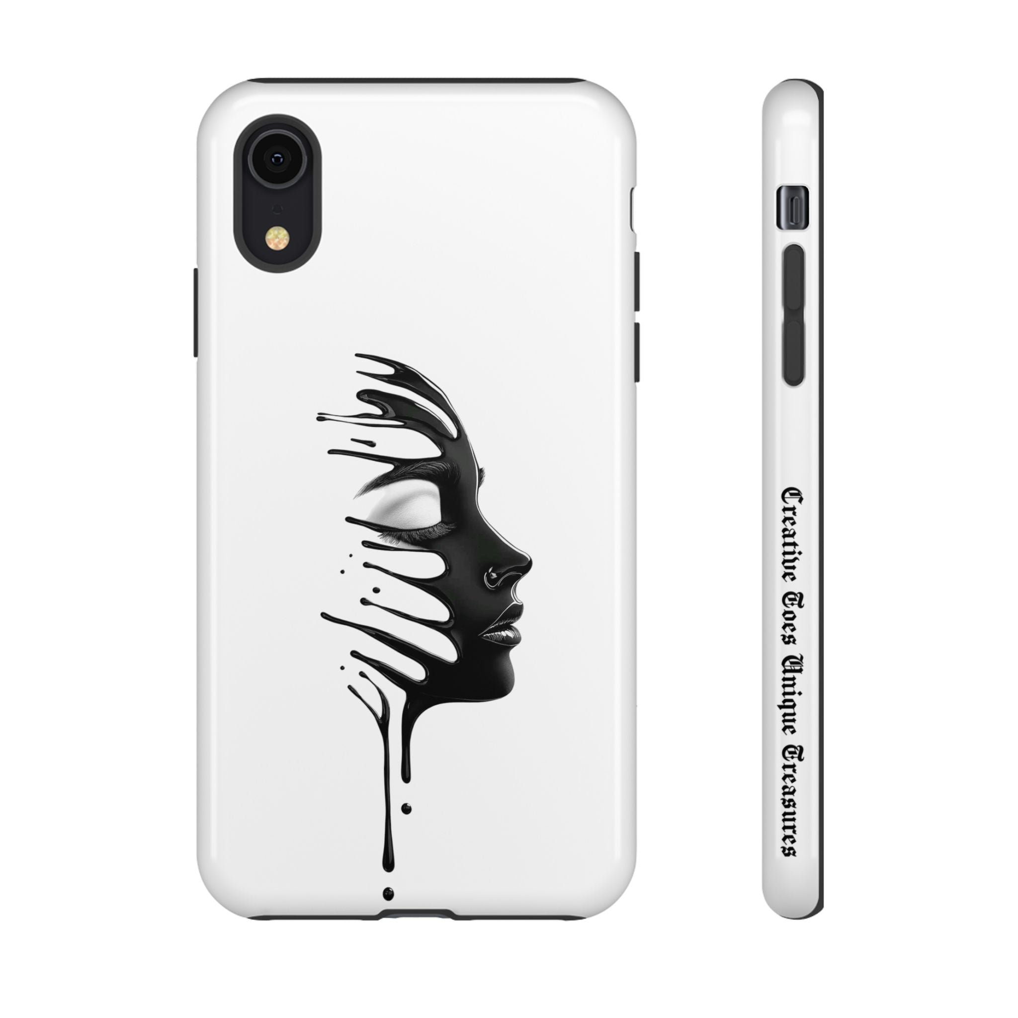 Stylish Phone Case with Artistic Design, Tough Phone Cover, Unique Phone Accessory, Gift for Art Lovers, Trendy Protective Case