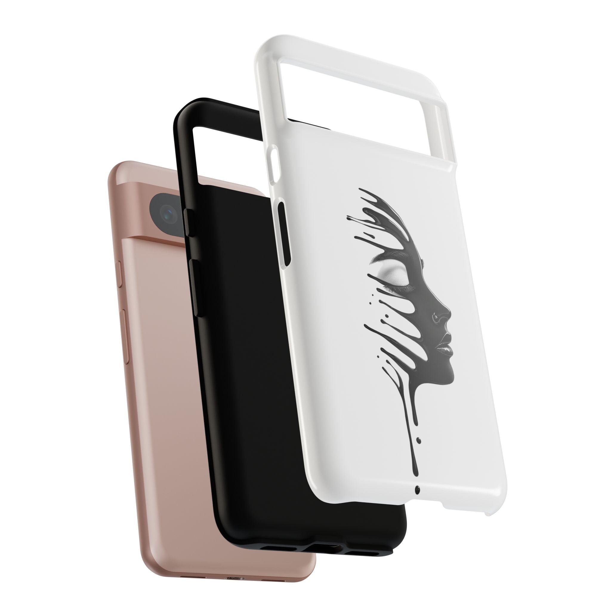 Stylish Phone Case with Artistic Design, Tough Phone Cover, Unique Phone Accessory, Gift for Art Lovers, Trendy Protective Case