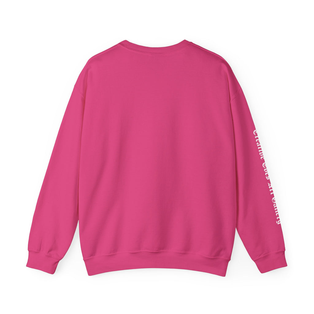 “Inspiring The world One Toe At A Time” Unisex Crewneck Sweatshirt | Creative Toes Art Gallery