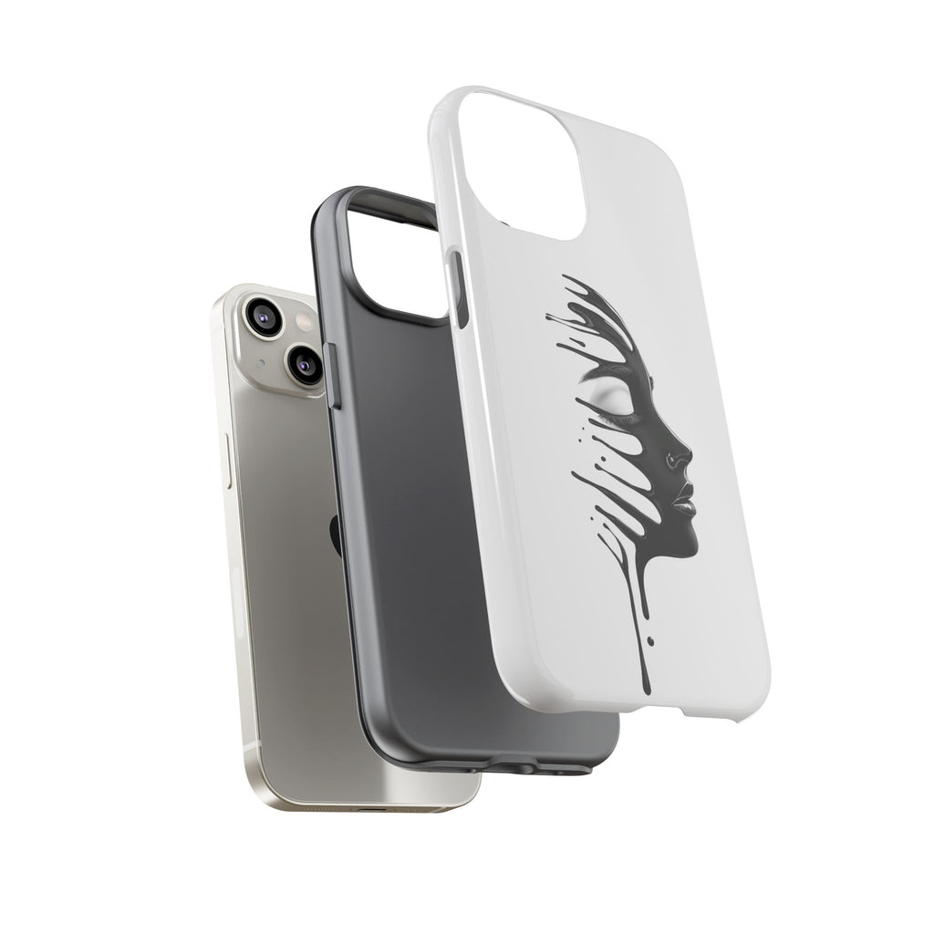 Stylish Phone Case with Artistic Design, Tough Phone Cover, Unique Phone Accessory, Gift for Art Lovers, Trendy Protective Case