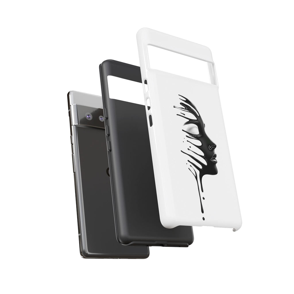 Stylish Phone Case with Artistic Design, Tough Phone Cover, Unique Phone Accessory, Gift for Art Lovers, Trendy Protective Case