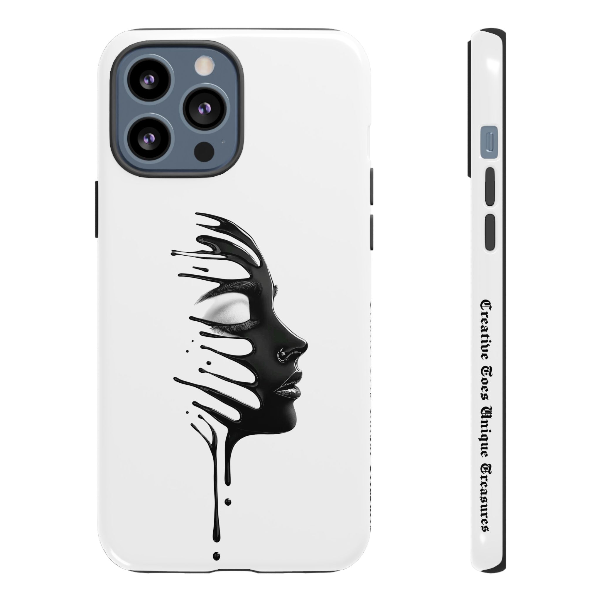Stylish Phone Case with Artistic Design, Tough Phone Cover, Unique Phone Accessory, Gift for Art Lovers, Trendy Protective Case