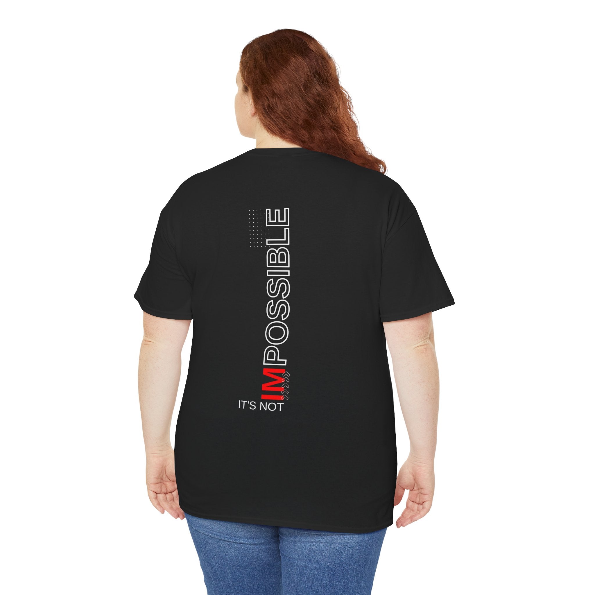 Inspirational Unisex Heavy Cotton Tee - Perfect for Motivation, Gifts, Casual Wear, Everyday Comfort, Fitness Enthusiasts