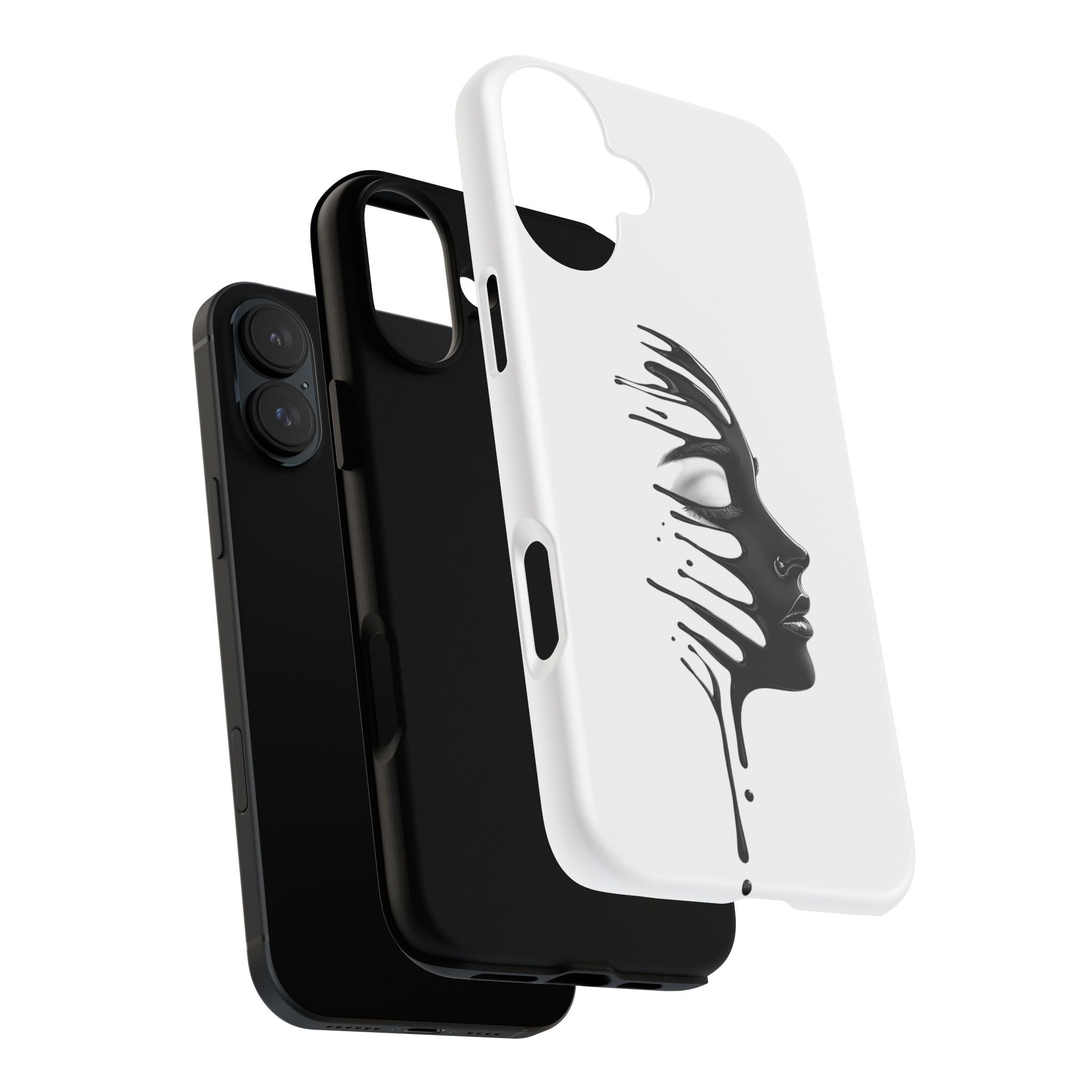 Stylish Phone Case with Artistic Design, Tough Phone Cover, Unique Phone Accessory, Gift for Art Lovers, Trendy Protective Case