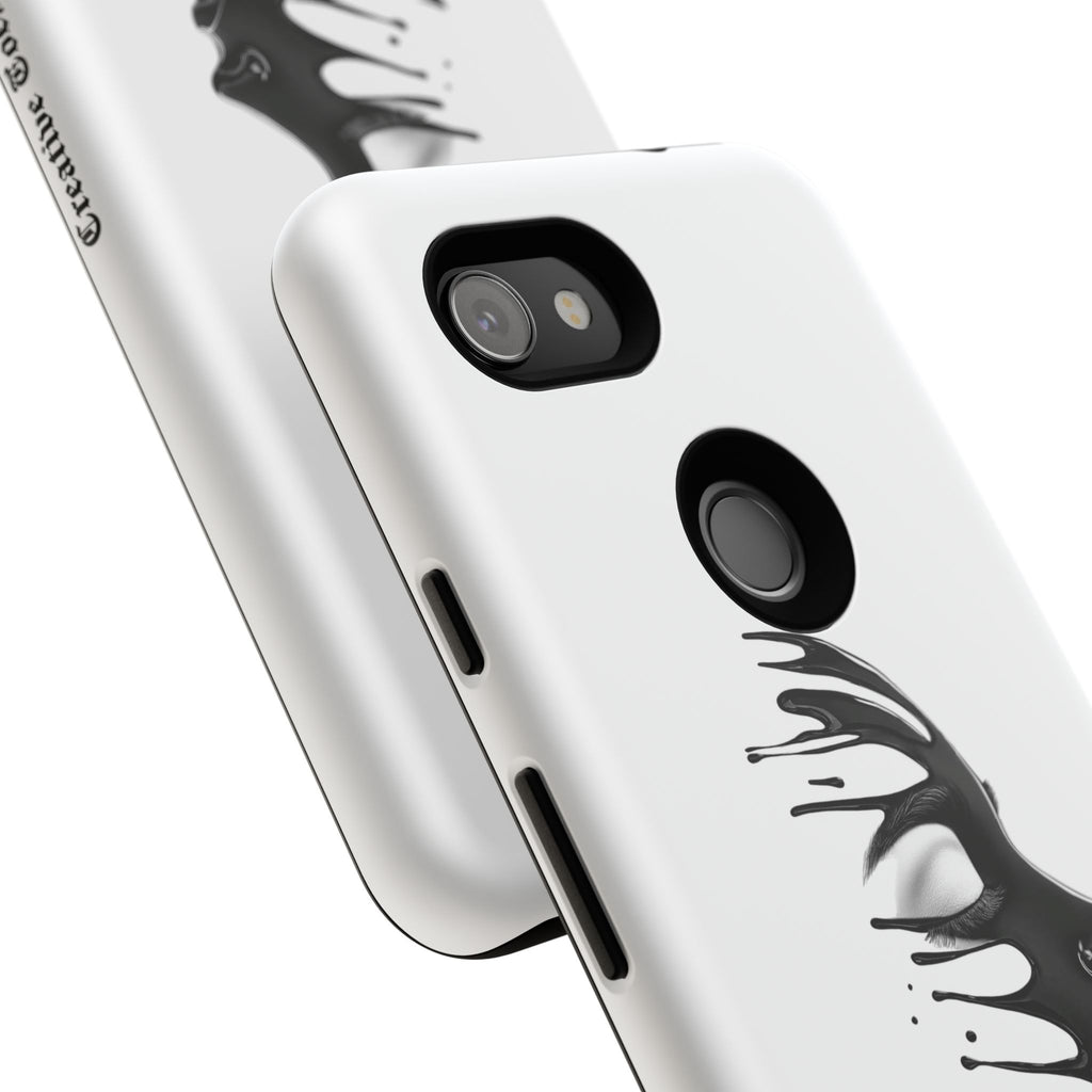 Stylish Phone Case with Artistic Design, Tough Phone Cover, Unique Phone Accessory, Gift for Art Lovers, Trendy Protective Case