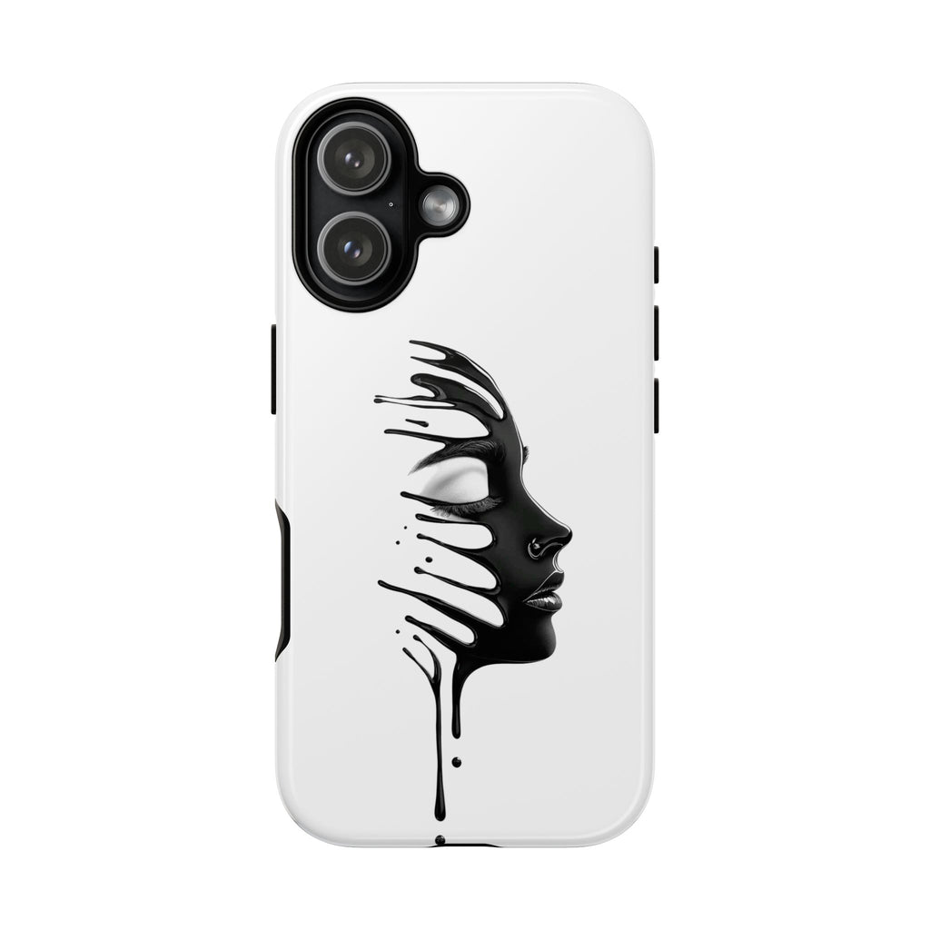 Stylish Phone Case with Artistic Design, Tough Phone Cover, Unique Phone Accessory, Gift for Art Lovers, Trendy Protective Case