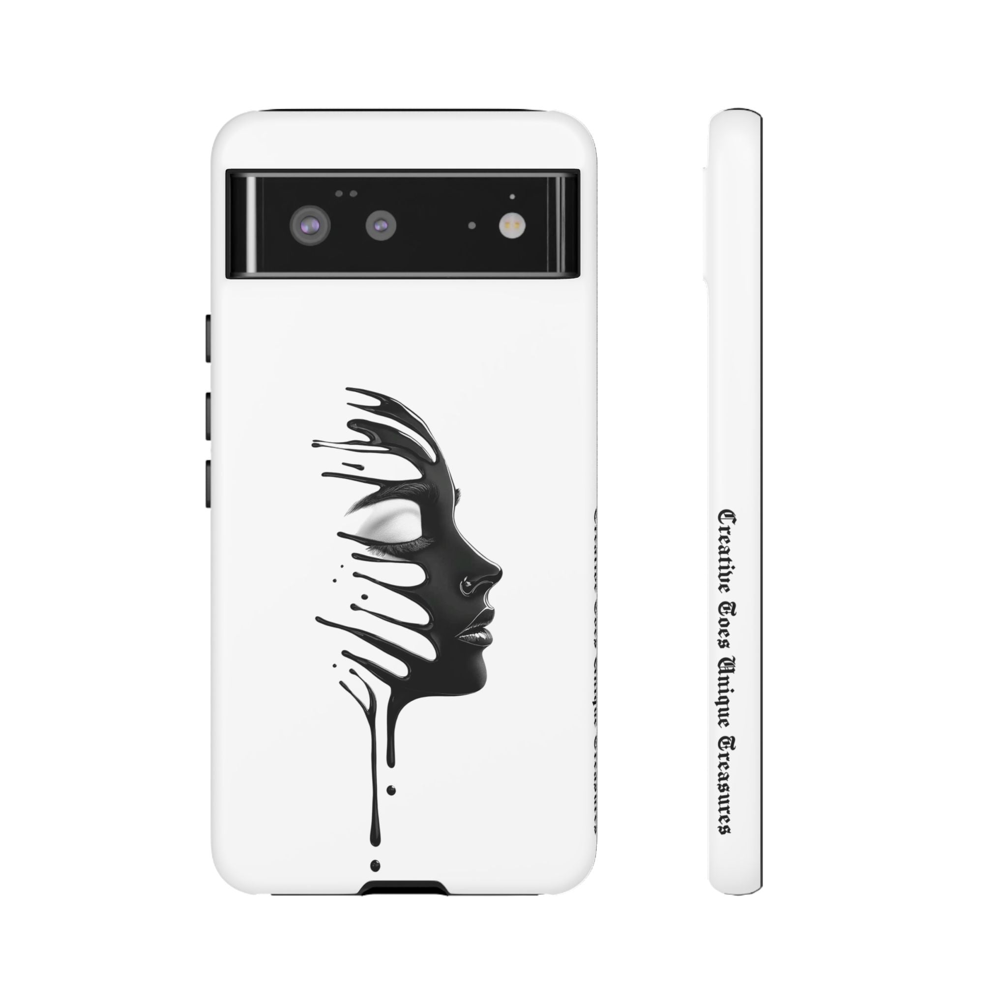 Stylish Phone Case with Artistic Design, Tough Phone Cover, Unique Phone Accessory, Gift for Art Lovers, Trendy Protective Case