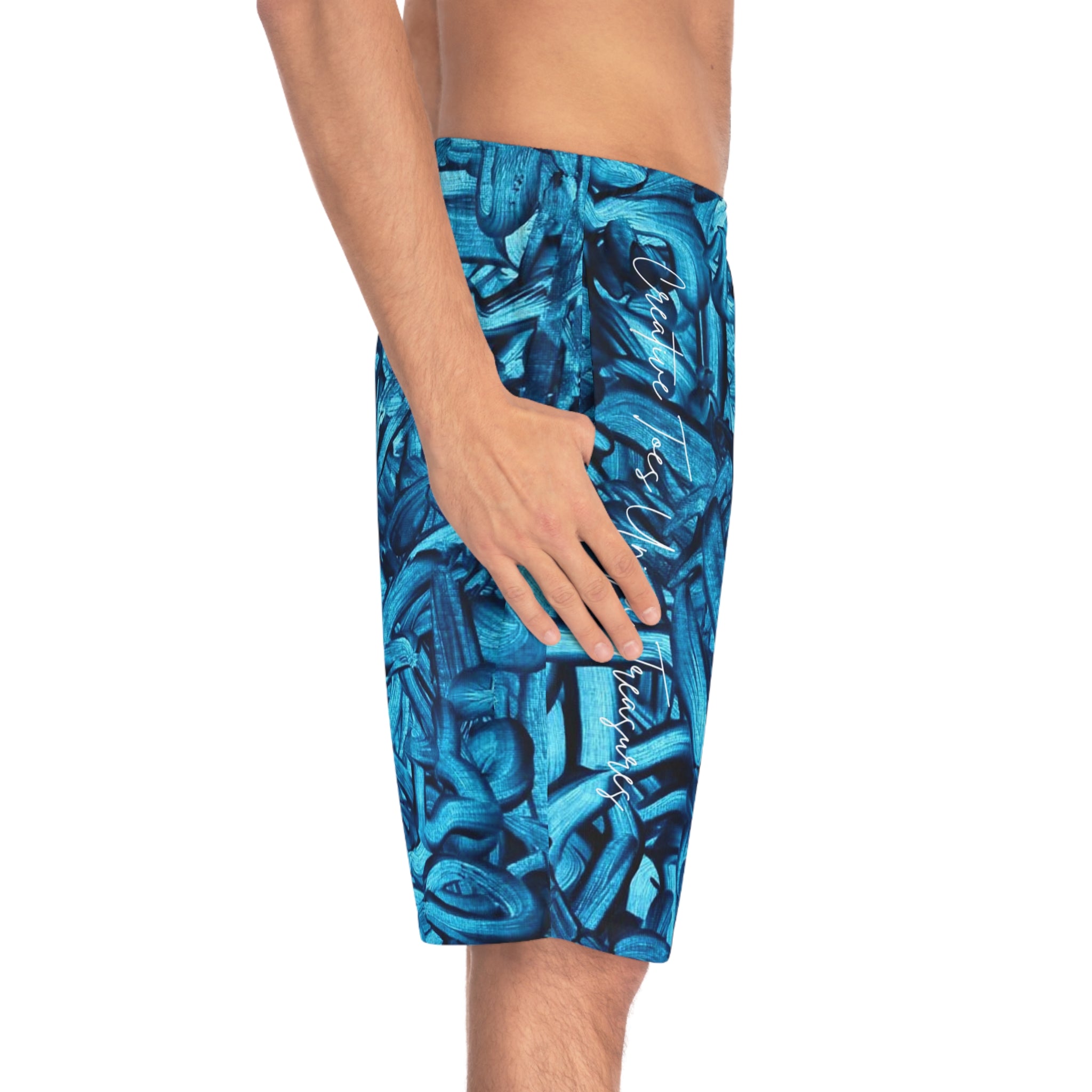“True Blue ||”  Men's Board Shorts (AOP)