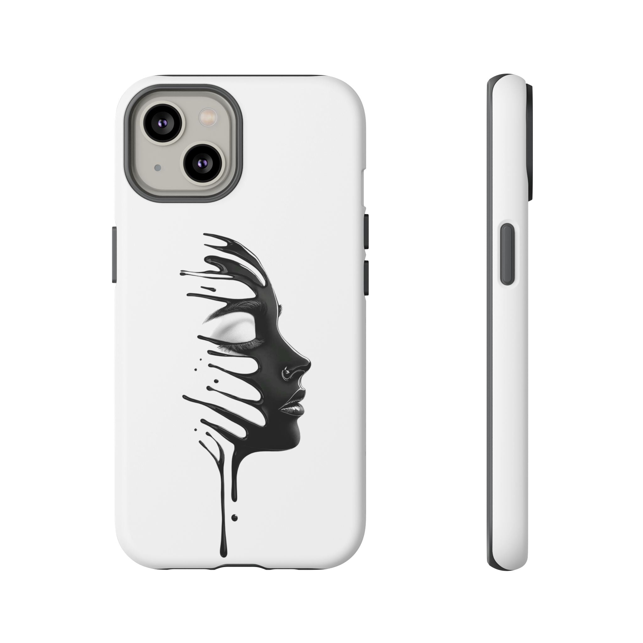 Stylish Phone Case with Artistic Design, Tough Phone Cover, Unique Phone Accessory, Gift for Art Lovers, Trendy Protective Case
