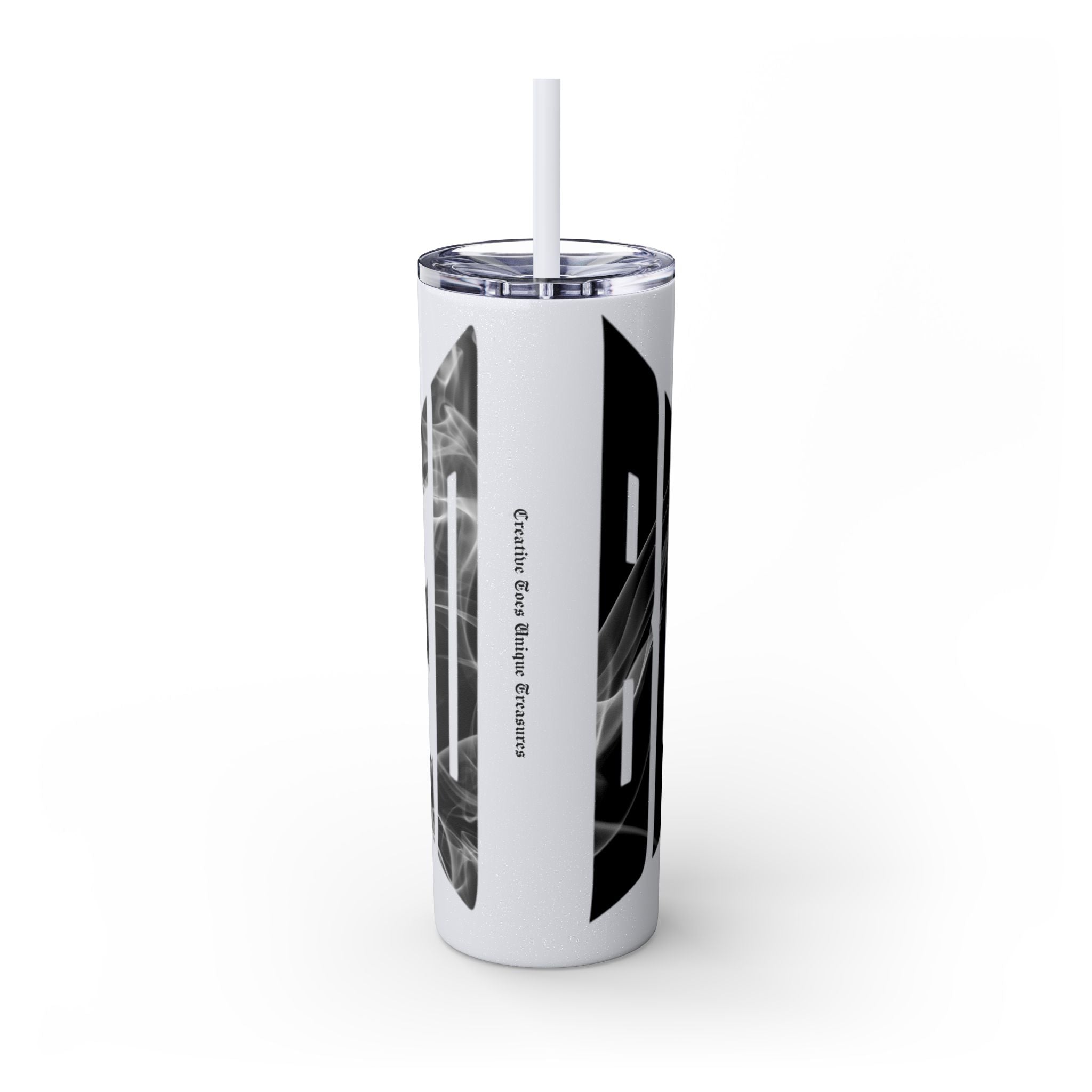 Inspirational Skinny Tumbler, 20oz - Motivational Drinkware, Gift for Her, Office Supplies, Travel Mug, Cheerful Hydration