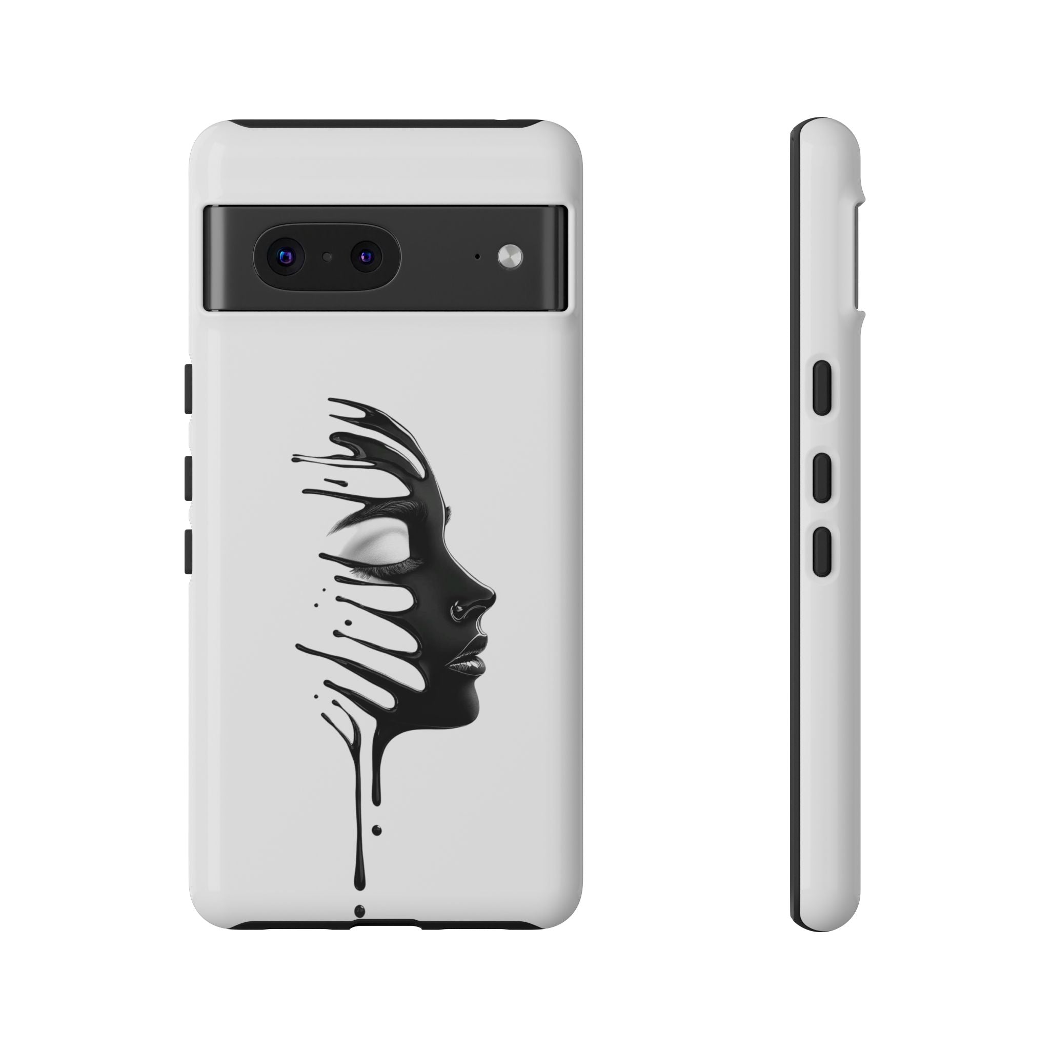 Stylish Phone Case with Artistic Design, Tough Phone Cover, Unique Phone Accessory, Gift for Art Lovers, Trendy Protective Case