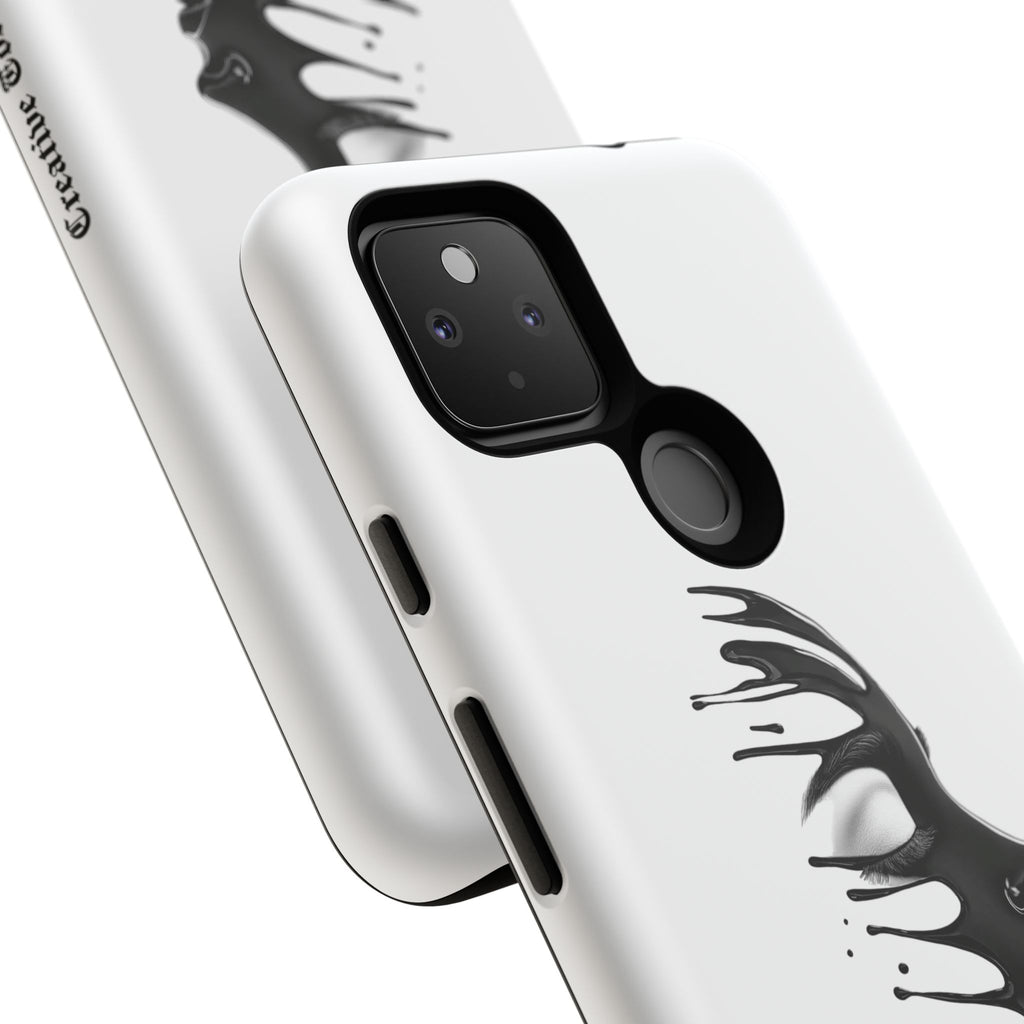 Stylish Phone Case with Artistic Design, Tough Phone Cover, Unique Phone Accessory, Gift for Art Lovers, Trendy Protective Case