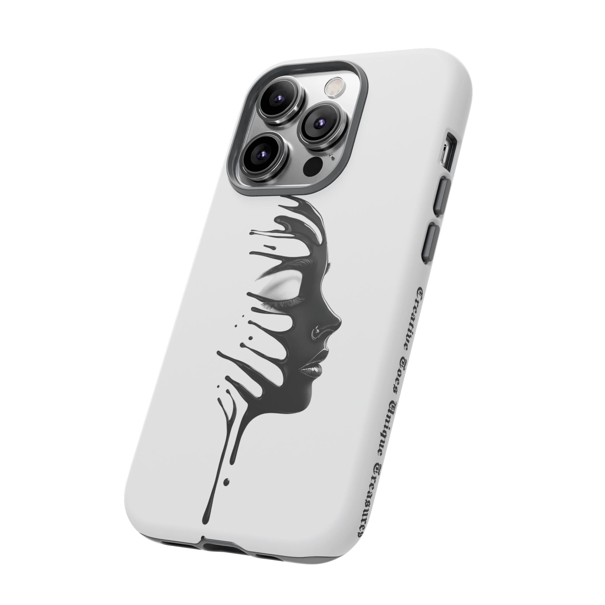 Stylish Phone Case with Artistic Design, Tough Phone Cover, Unique Phone Accessory, Gift for Art Lovers, Trendy Protective Case