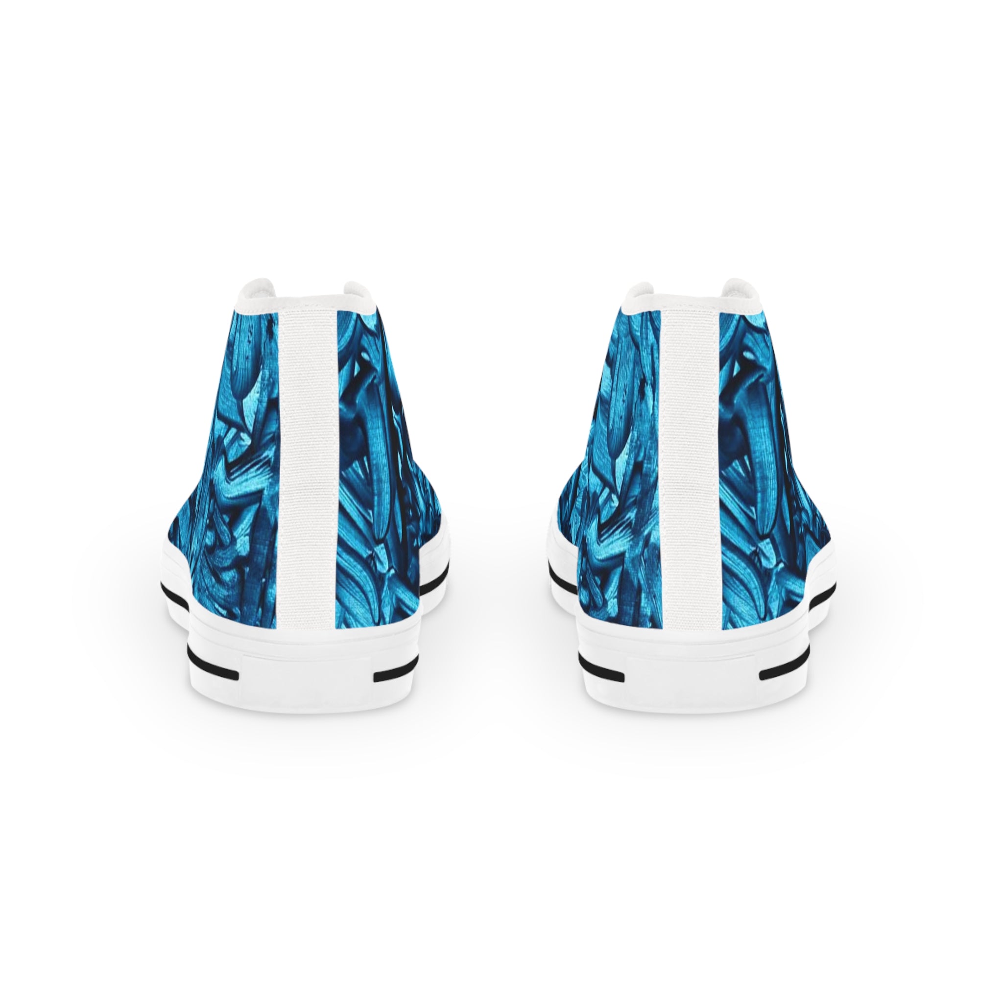 True Blue ||  Tie-Dye High Top Sneakers – Men's Retro Streetwear