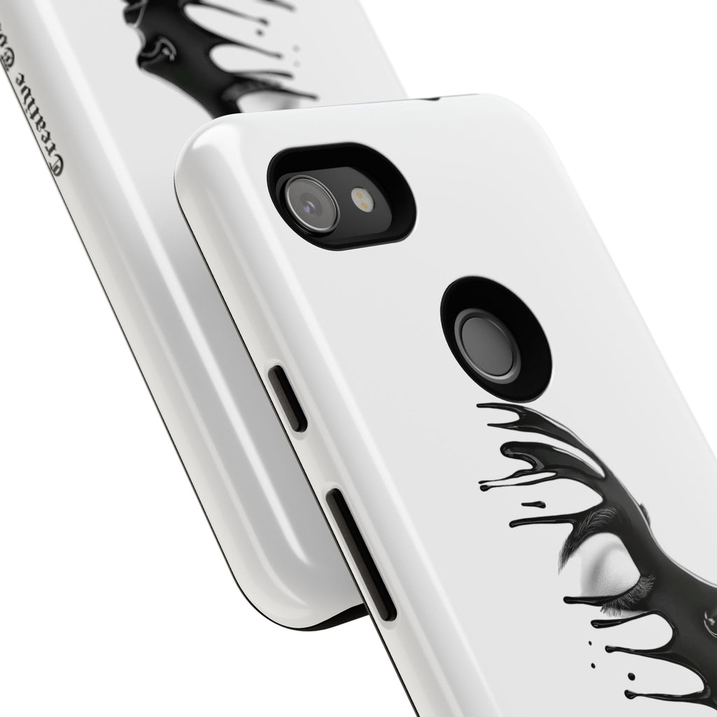 Stylish Phone Case with Artistic Design, Tough Phone Cover, Unique Phone Accessory, Gift for Art Lovers, Trendy Protective Case
