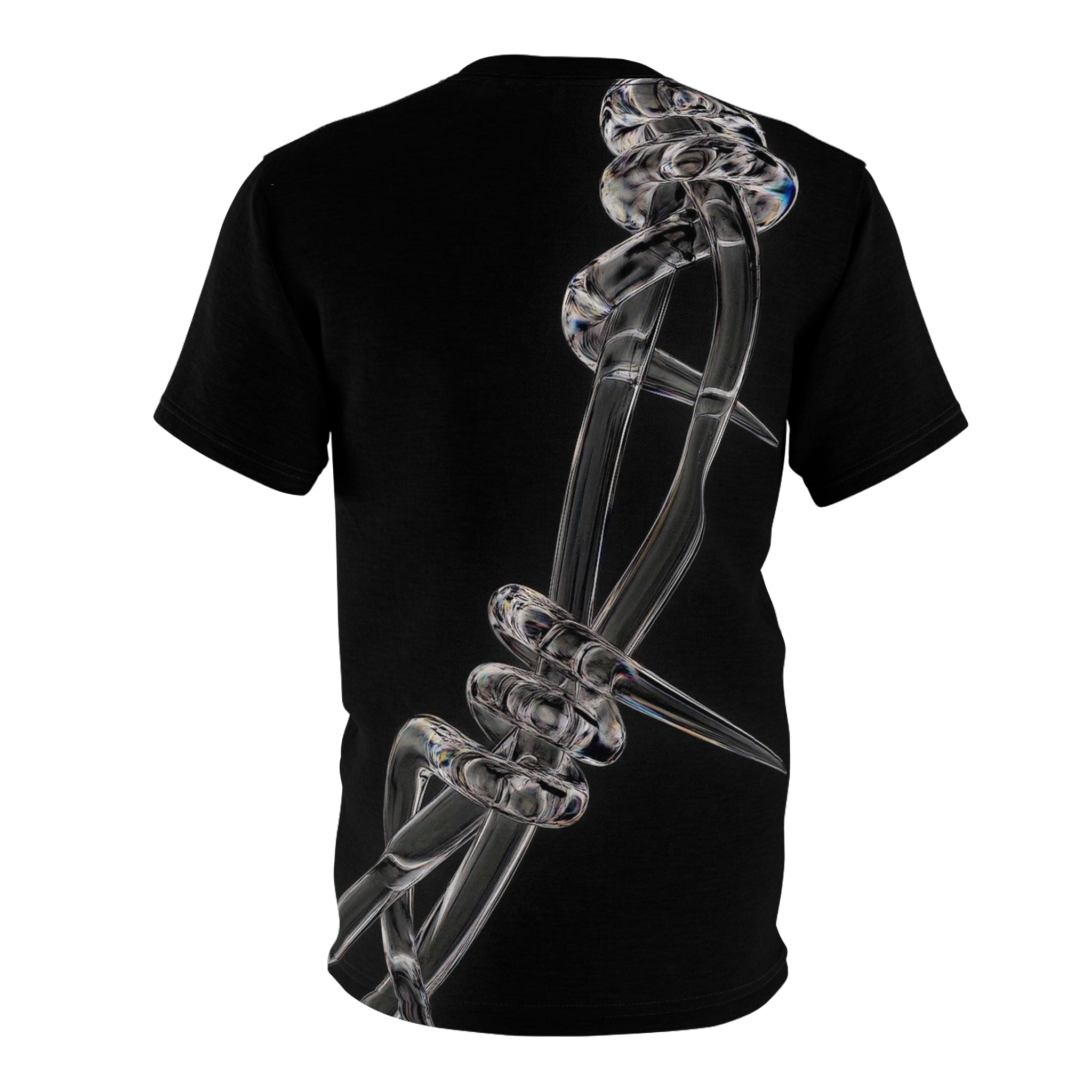 The Cost Of Love Tee — Black All-Over Print Artistic T-Shirt