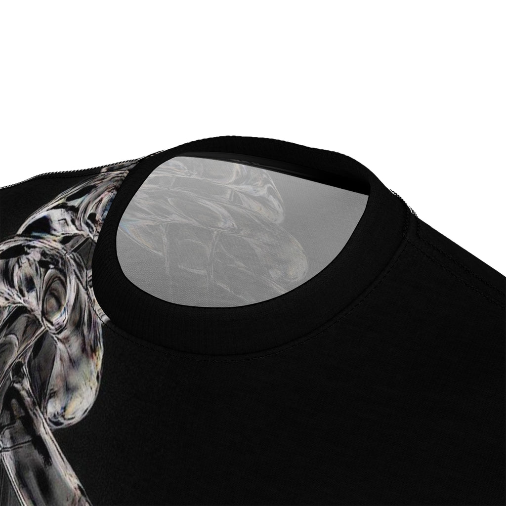 The Cost Of Love Tee — Black All-Over Print Artistic T-Shirt