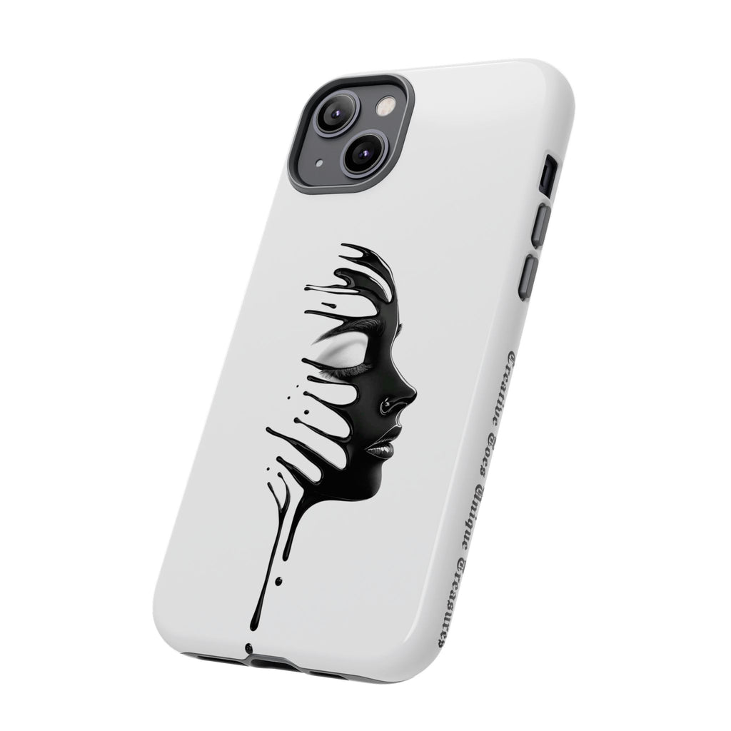 Stylish Phone Case with Artistic Design, Tough Phone Cover, Unique Phone Accessory, Gift for Art Lovers, Trendy Protective Case
