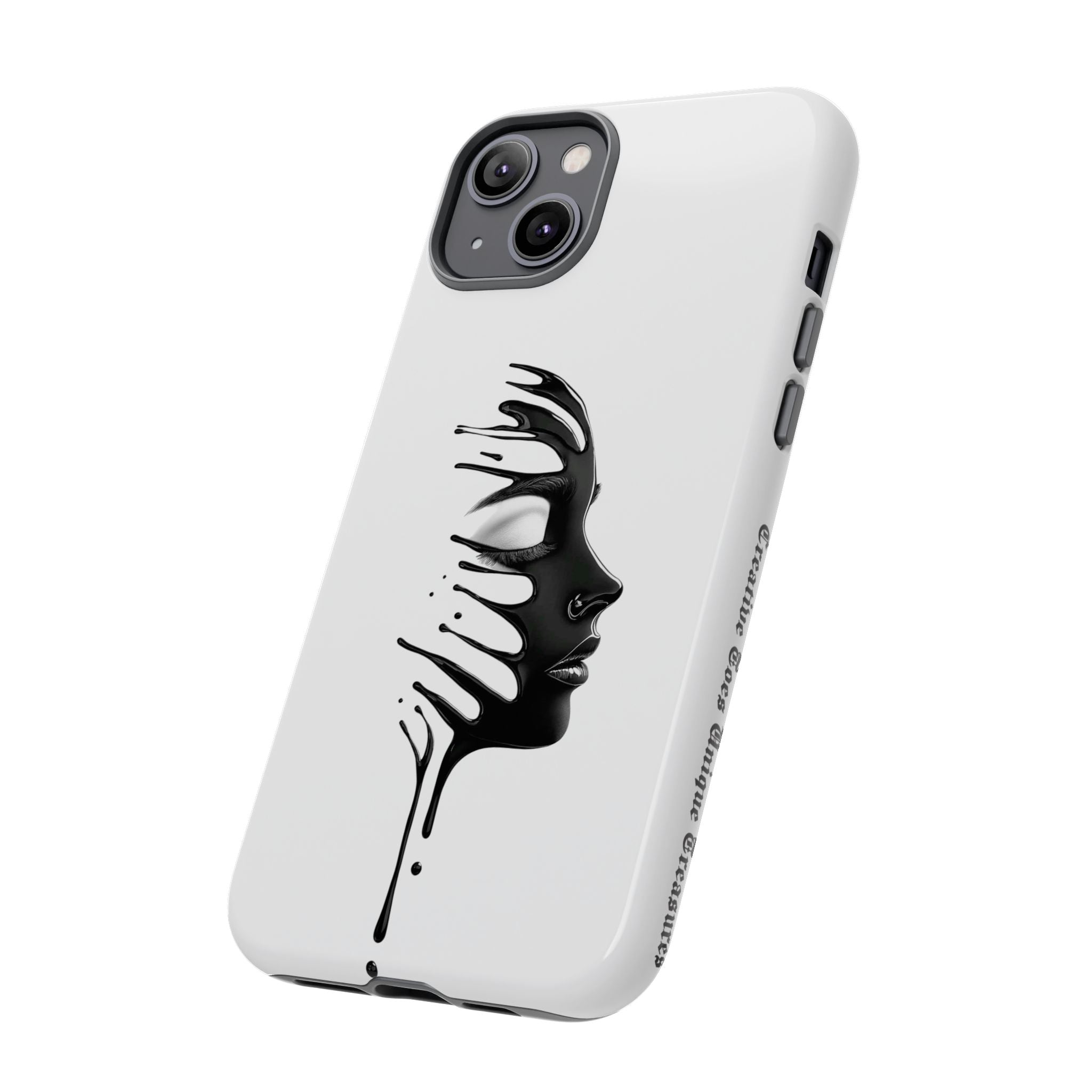 Stylish Phone Case with Artistic Design, Tough Phone Cover, Unique Phone Accessory, Gift for Art Lovers, Trendy Protective Case