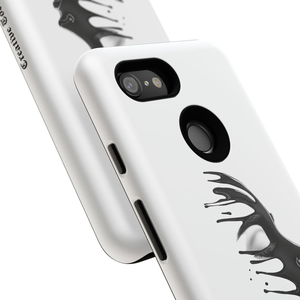 Stylish Phone Case with Artistic Design, Tough Phone Cover, Unique Phone Accessory, Gift for Art Lovers, Trendy Protective Case