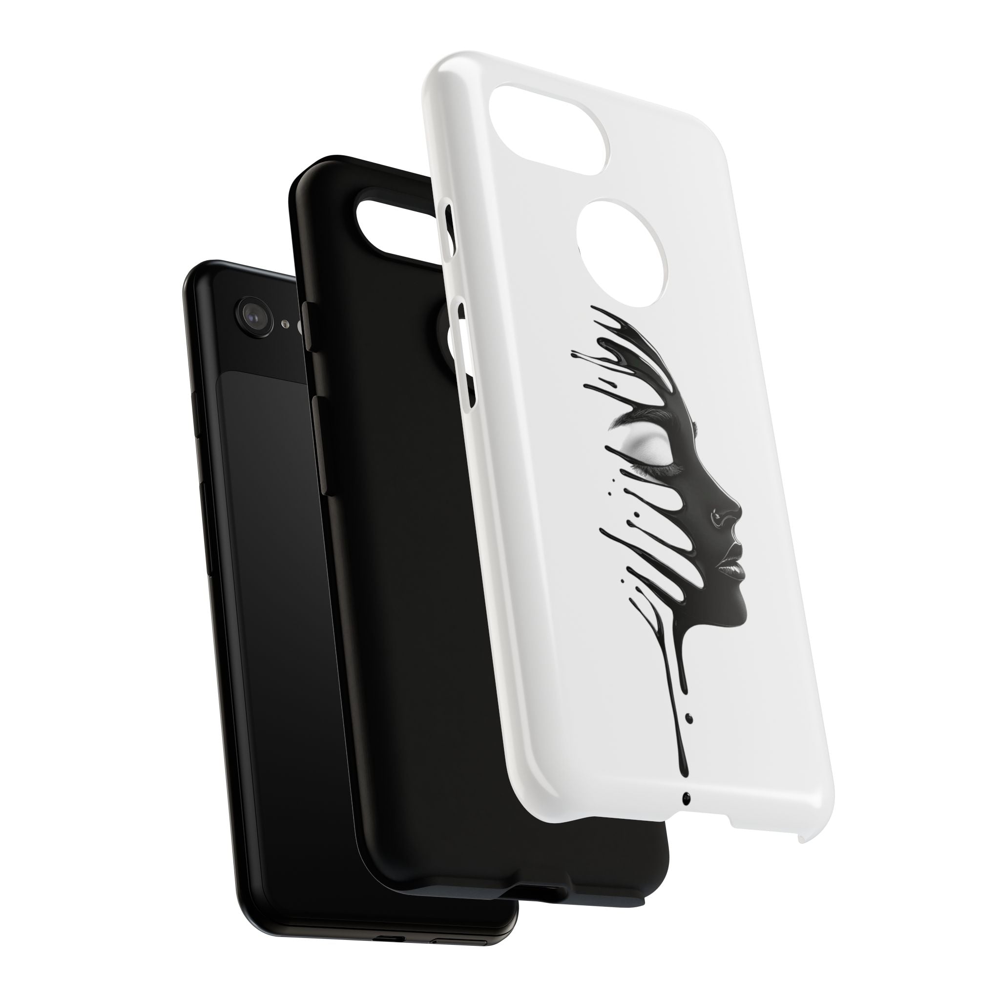 Stylish Phone Case with Artistic Design, Tough Phone Cover, Unique Phone Accessory, Gift for Art Lovers, Trendy Protective Case