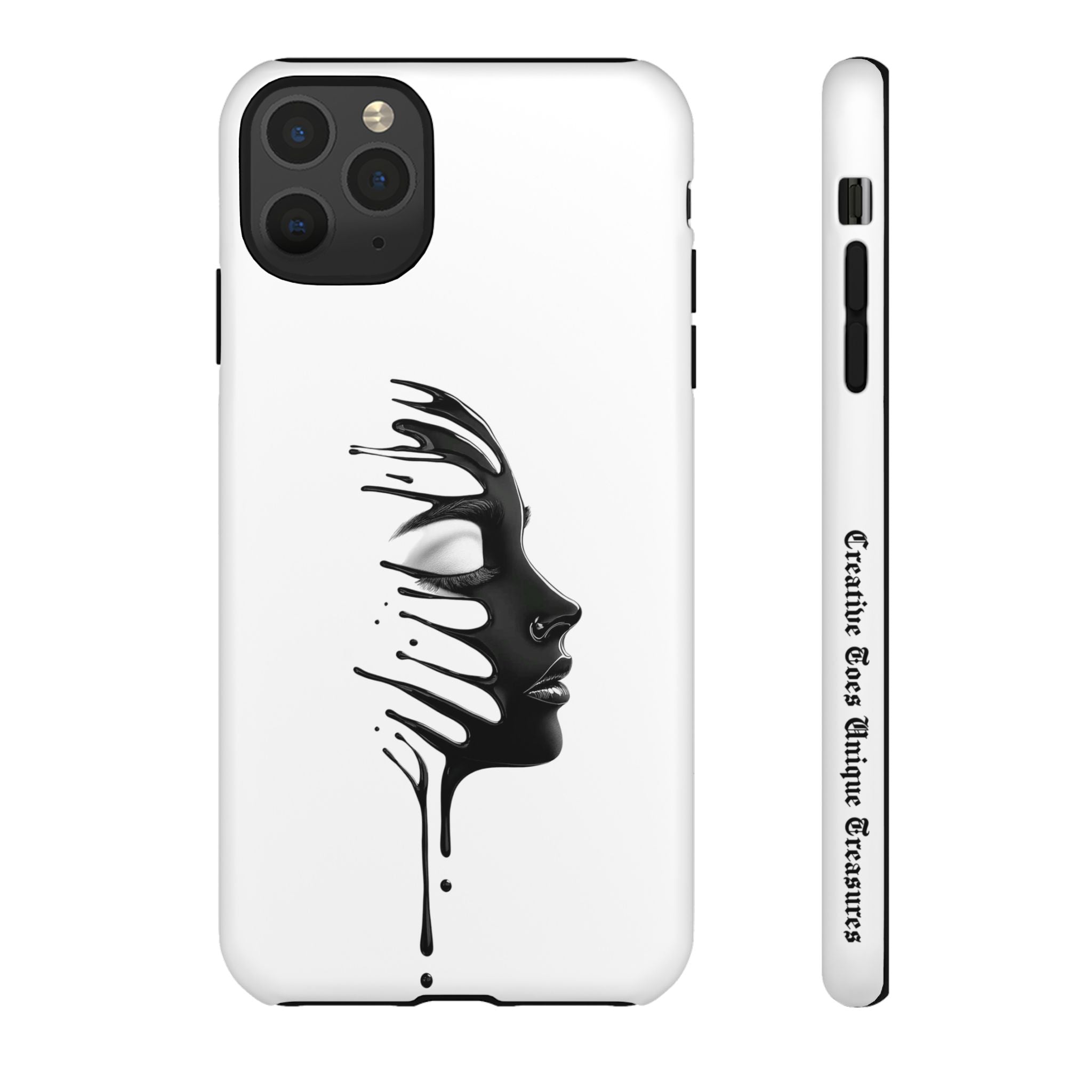 Stylish Phone Case with Artistic Design, Tough Phone Cover, Unique Phone Accessory, Gift for Art Lovers, Trendy Protective Case