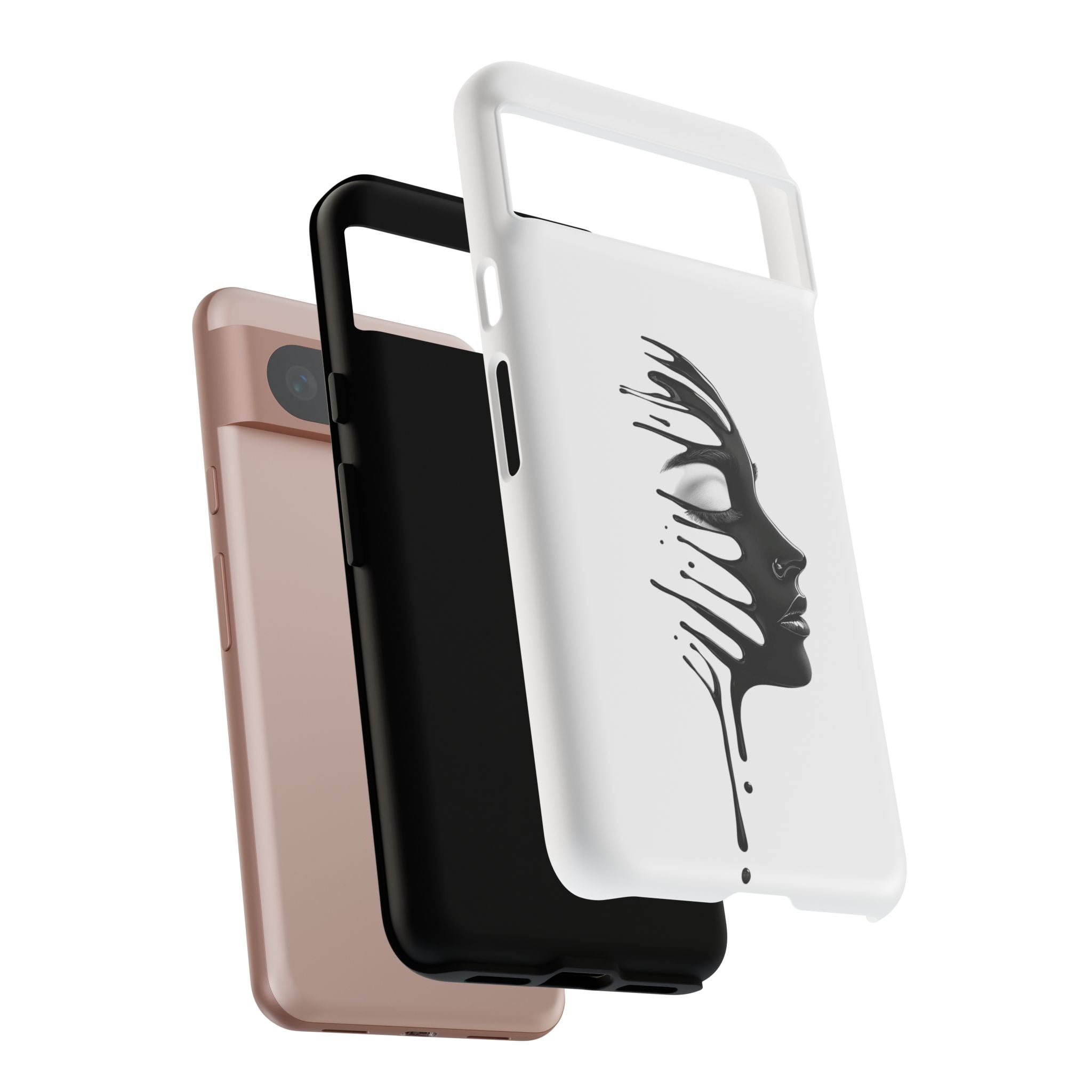 Stylish Phone Case with Artistic Design, Tough Phone Cover, Unique Phone Accessory, Gift for Art Lovers, Trendy Protective Case