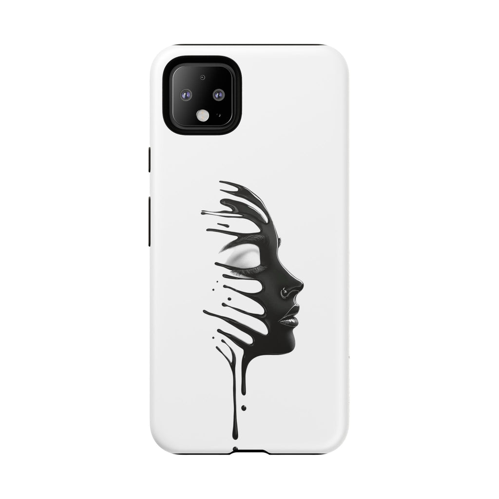 Stylish Phone Case with Artistic Design, Tough Phone Cover, Unique Phone Accessory, Gift for Art Lovers, Trendy Protective Case