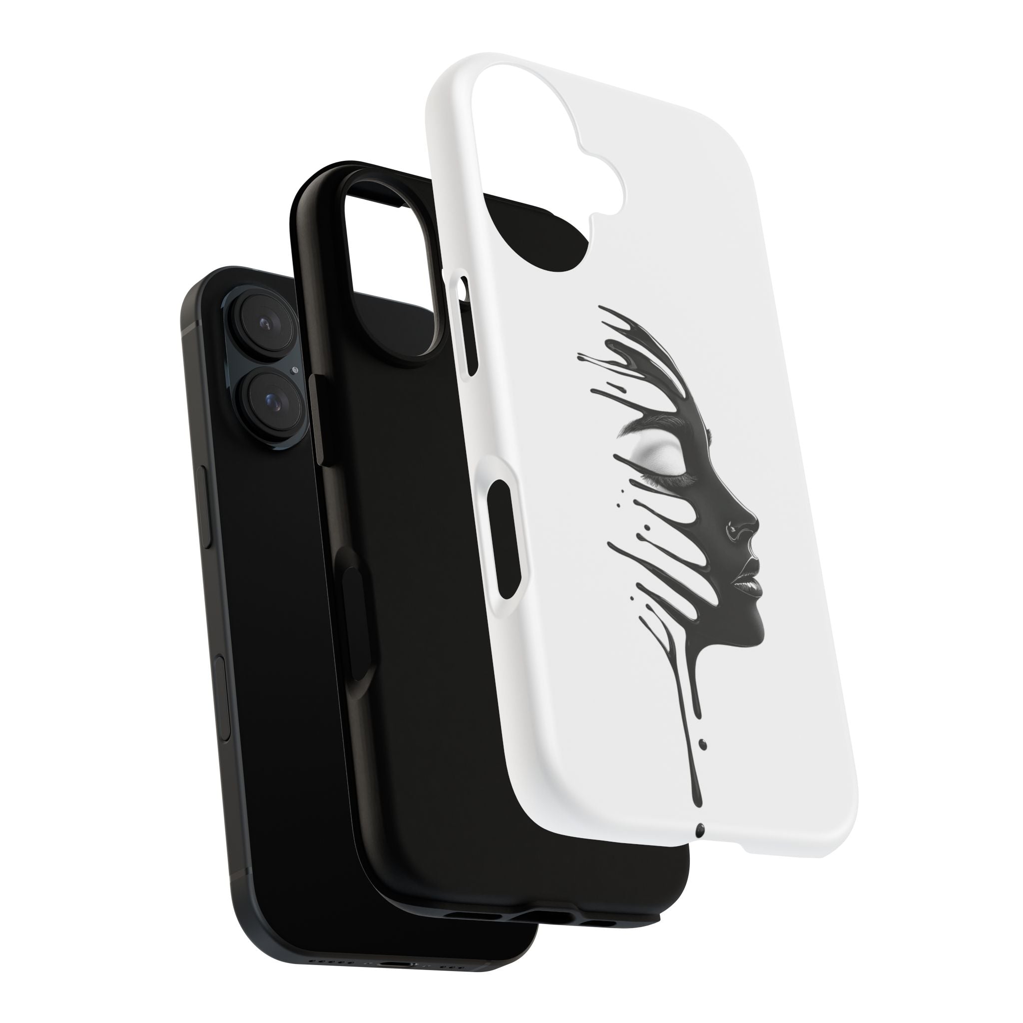 Stylish Phone Case with Artistic Design, Tough Phone Cover, Unique Phone Accessory, Gift for Art Lovers, Trendy Protective Case