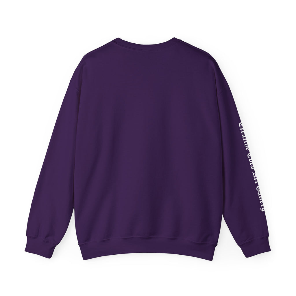 “Inspiring The world One Toe At A Time” Unisex Crewneck Sweatshirt | Creative Toes Art Gallery