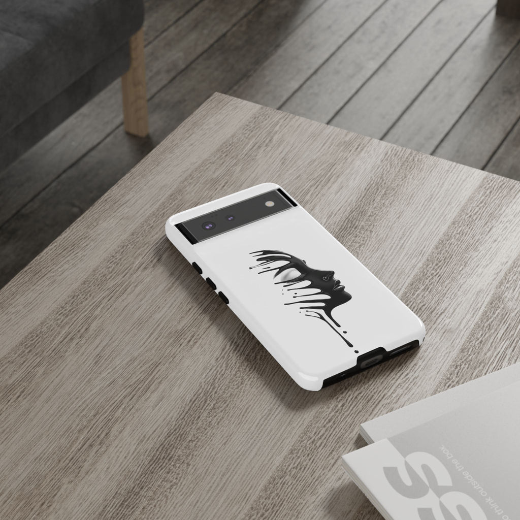 Stylish Phone Case with Artistic Design, Tough Phone Cover, Unique Phone Accessory, Gift for Art Lovers, Trendy Protective Case