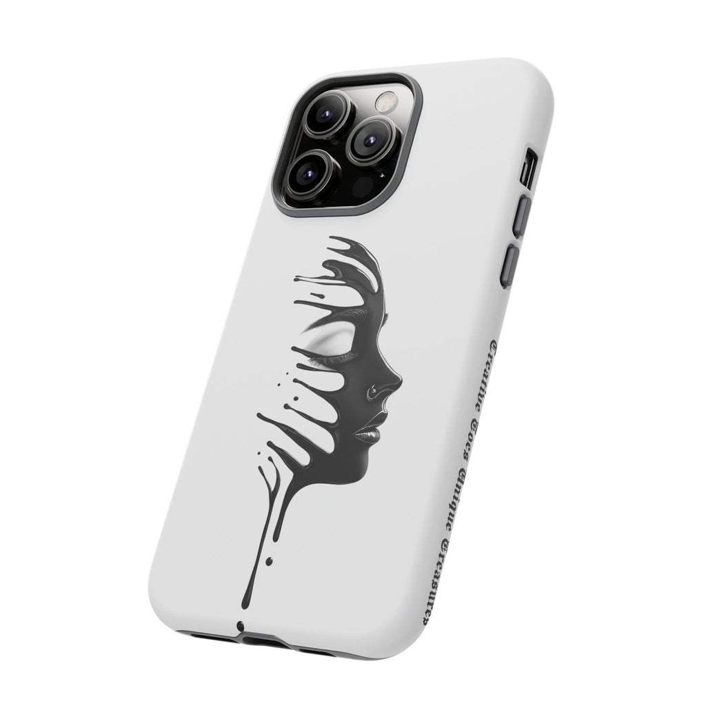 Stylish Phone Case with Artistic Design, Tough Phone Cover, Unique Phone Accessory, Gift for Art Lovers, Trendy Protective Case