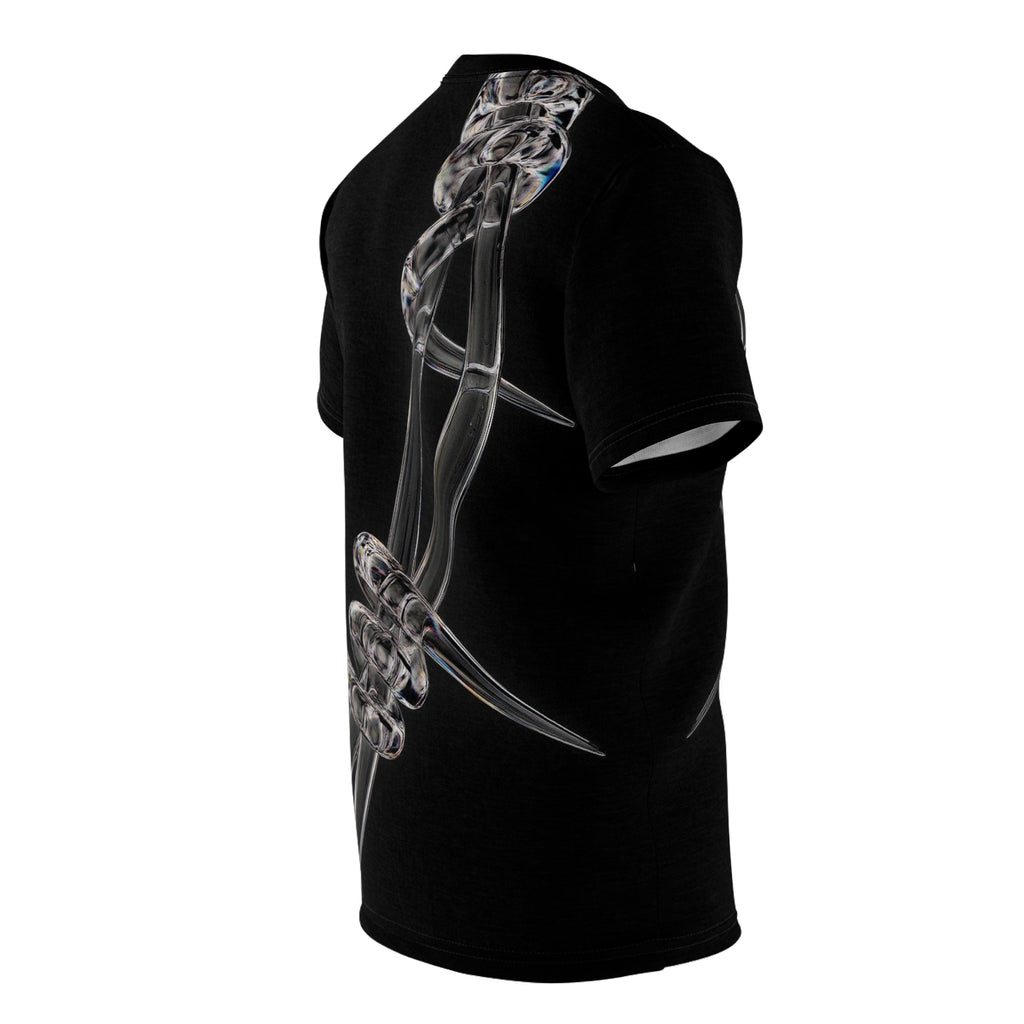 The Cost Of Love Tee — Black All-Over Print Artistic T-Shirt