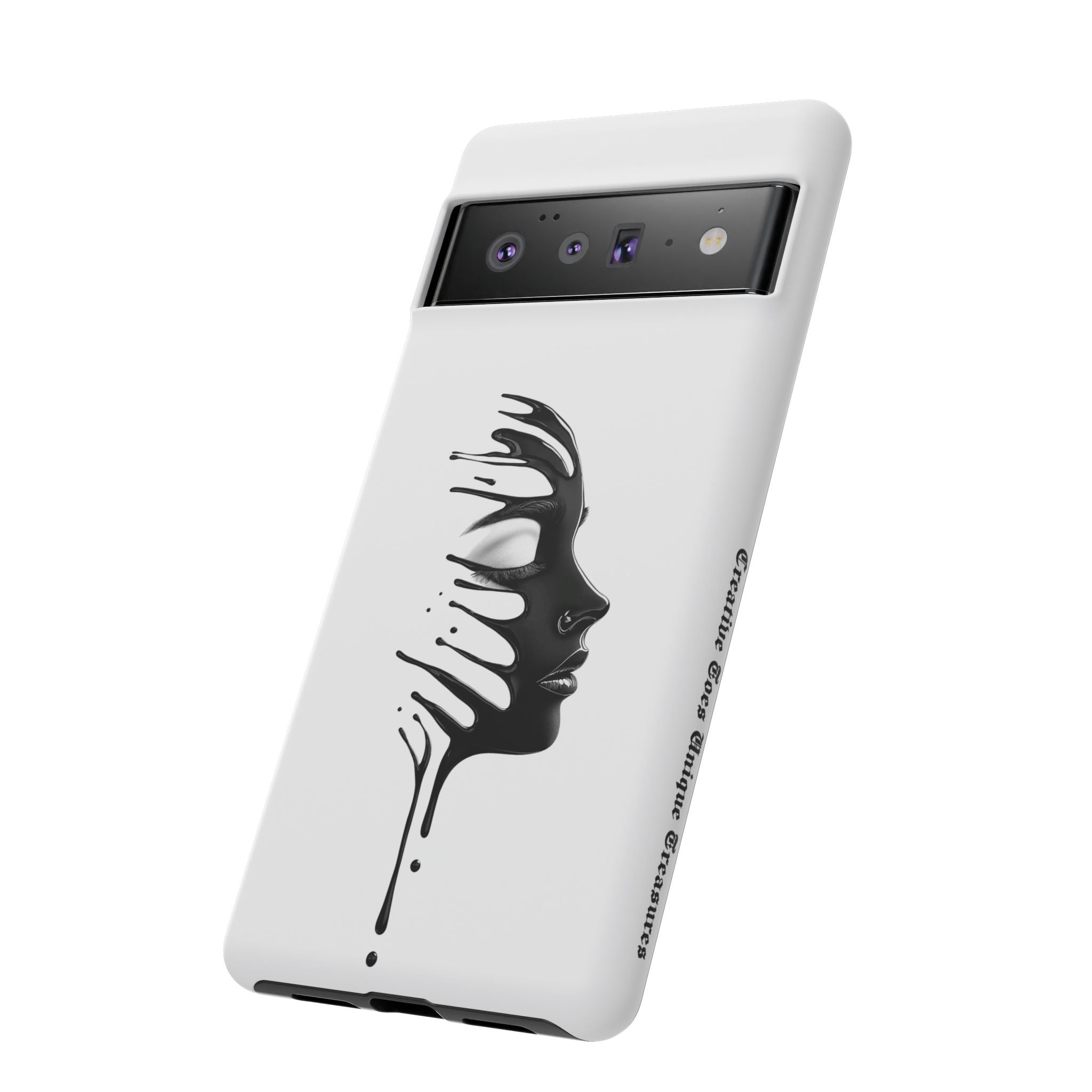 Stylish Phone Case with Artistic Design, Tough Phone Cover, Unique Phone Accessory, Gift for Art Lovers, Trendy Protective Case