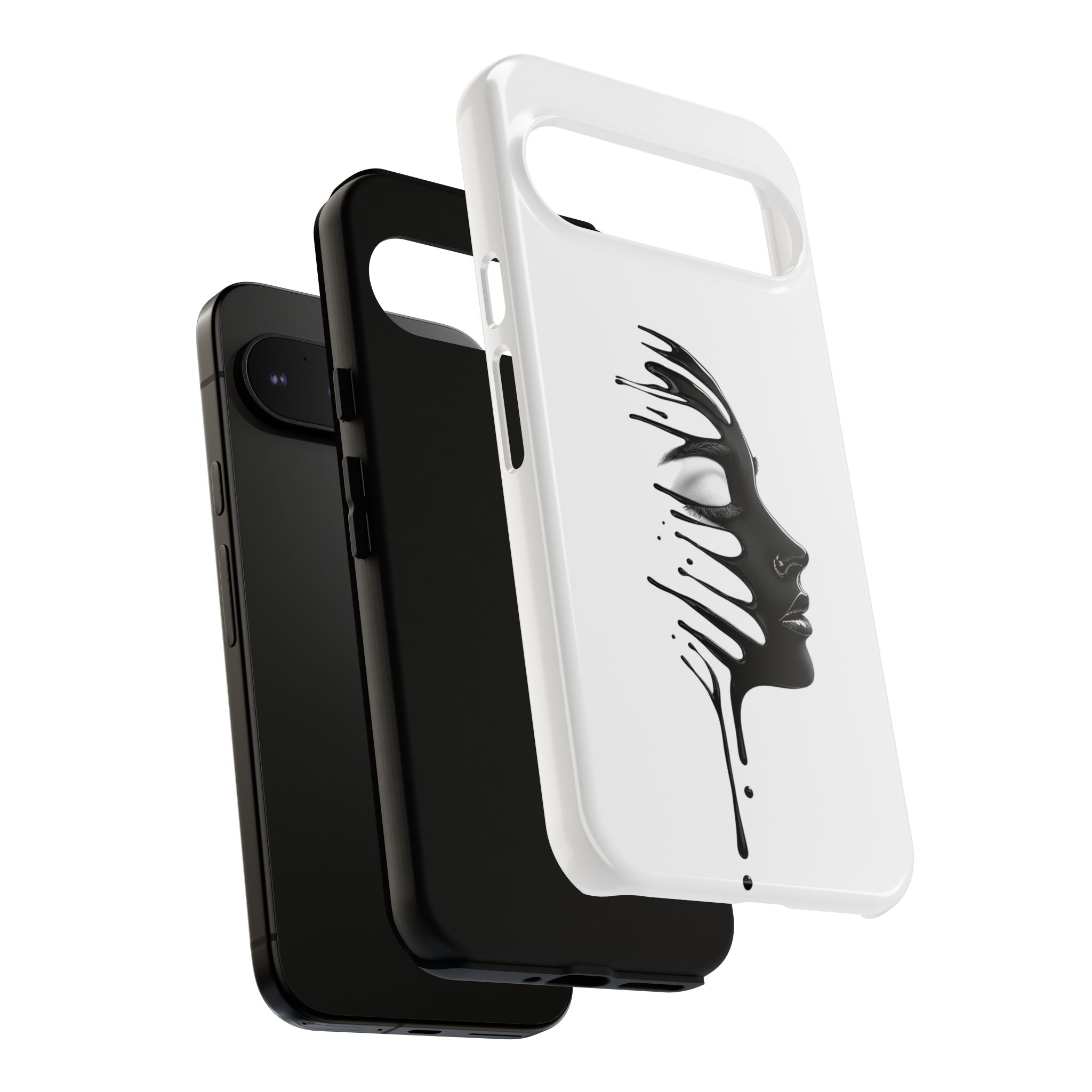 Stylish Phone Case with Artistic Design, Tough Phone Cover, Unique Phone Accessory, Gift for Art Lovers, Trendy Protective Case