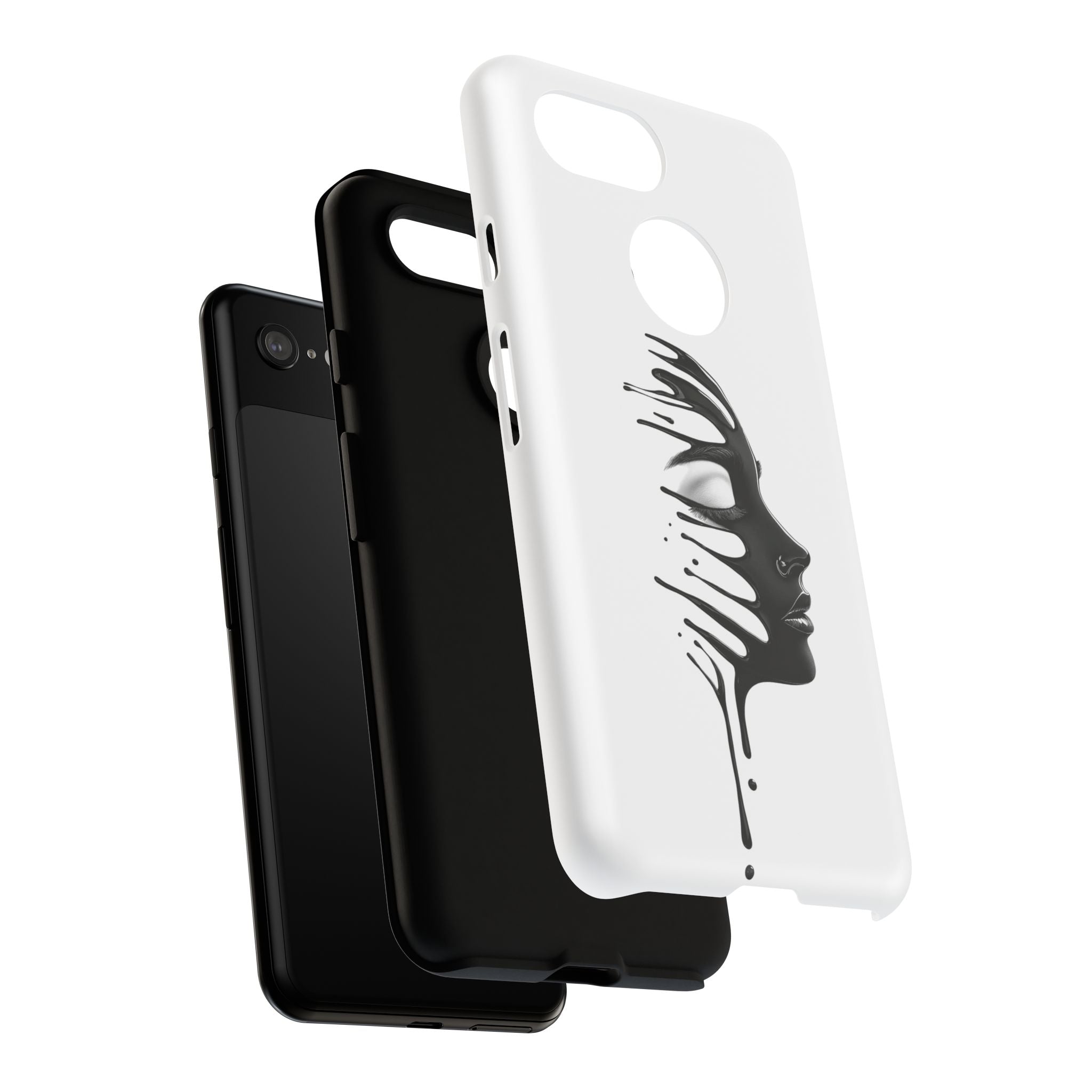 Stylish Phone Case with Artistic Design, Tough Phone Cover, Unique Phone Accessory, Gift for Art Lovers, Trendy Protective Case