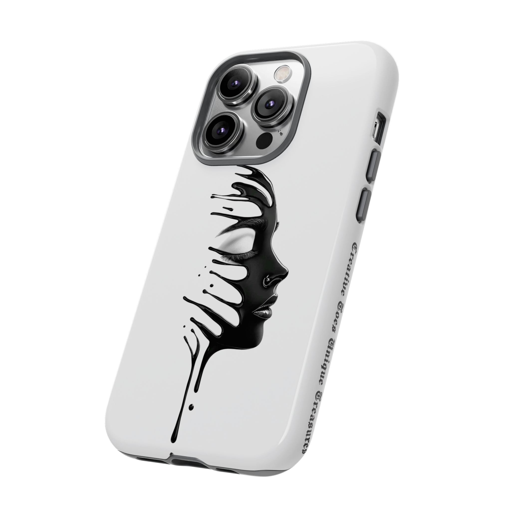 Stylish Phone Case with Artistic Design, Tough Phone Cover, Unique Phone Accessory, Gift for Art Lovers, Trendy Protective Case