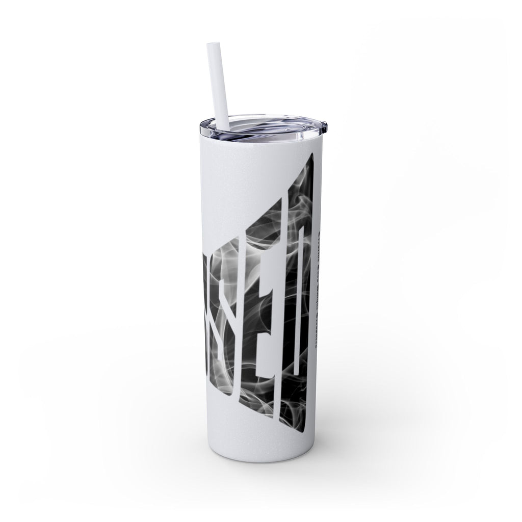 Inspirational Skinny Tumbler, 20oz - Motivational Drinkware, Gift for Her, Office Supplies, Travel Mug, Cheerful Hydration