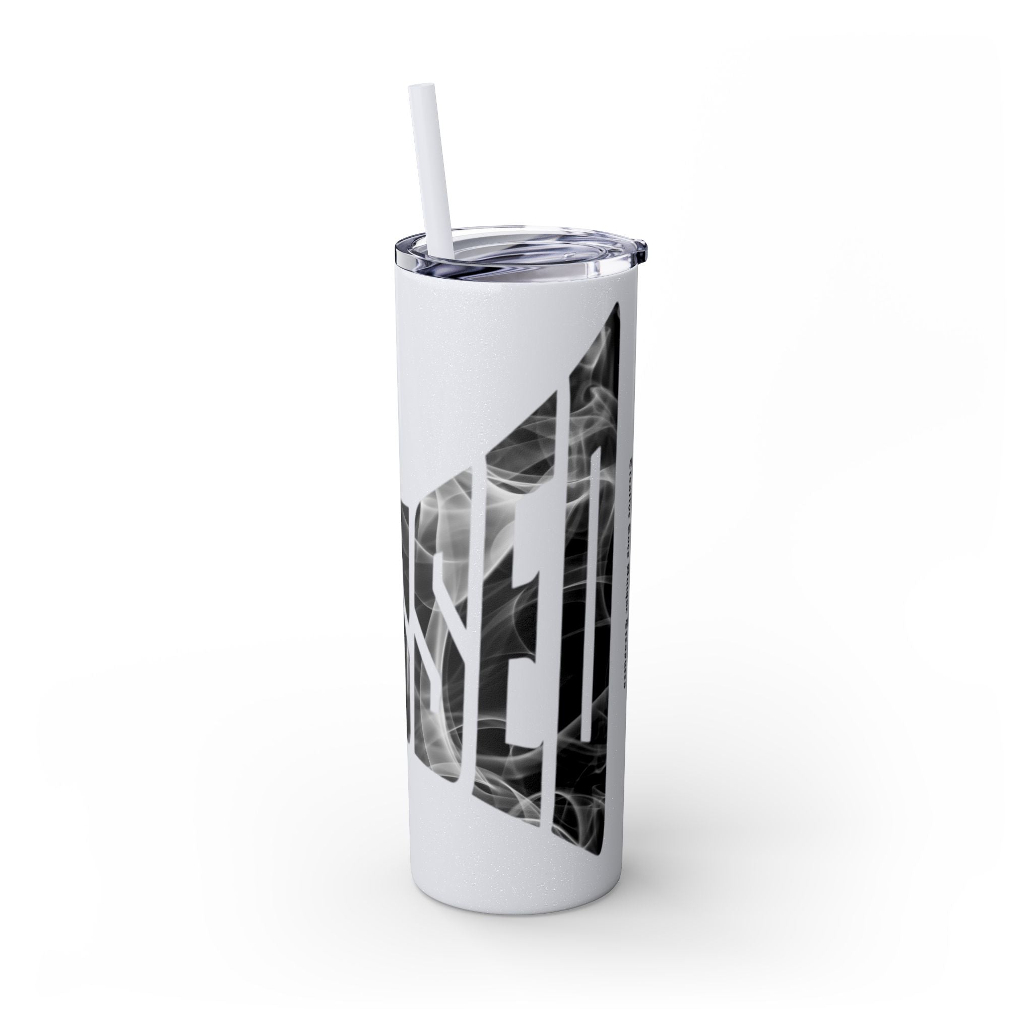 Inspirational Skinny Tumbler, 20oz - Motivational Drinkware, Gift for Her, Office Supplies, Travel Mug, Cheerful Hydration