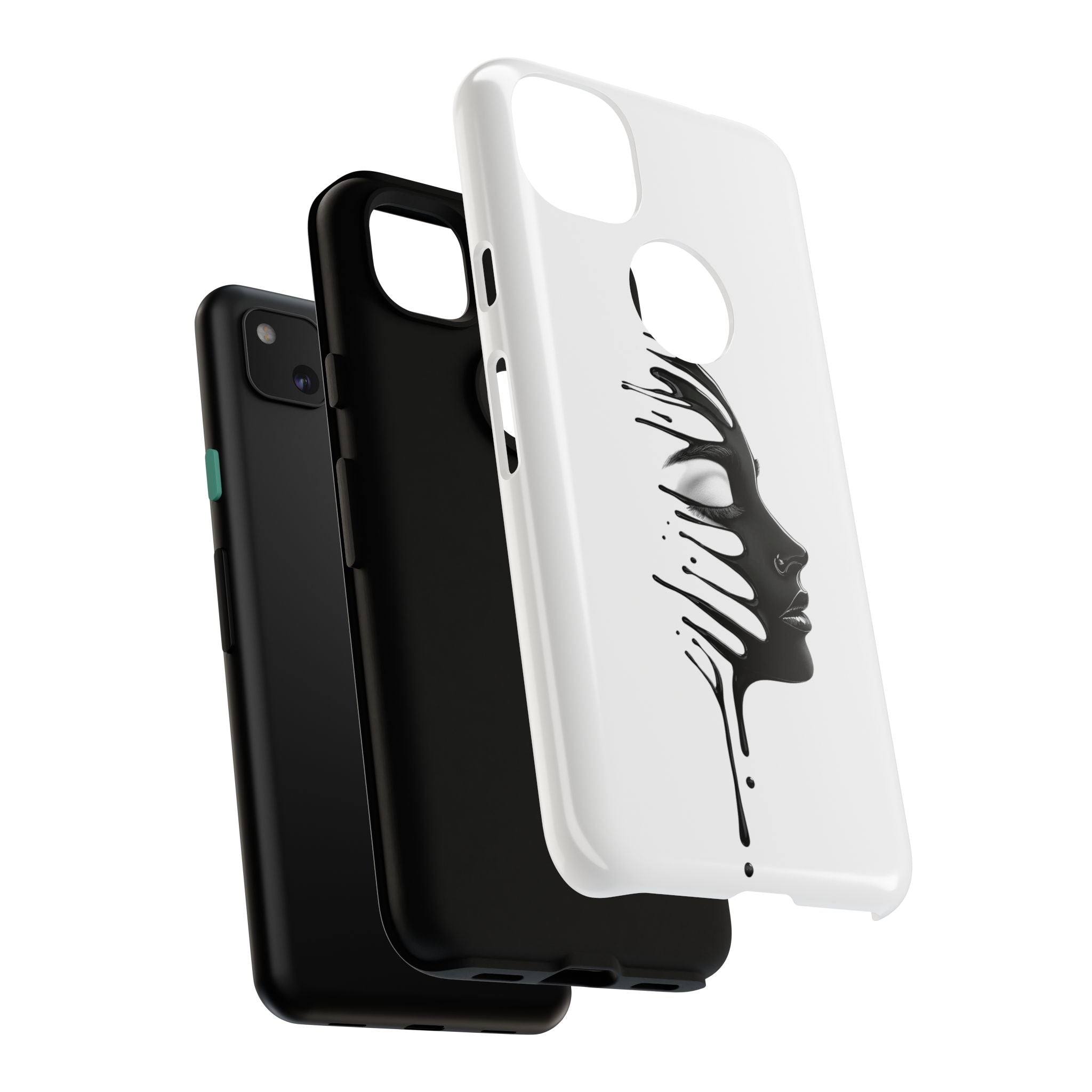 Stylish Phone Case with Artistic Design, Tough Phone Cover, Unique Phone Accessory, Gift for Art Lovers, Trendy Protective Case