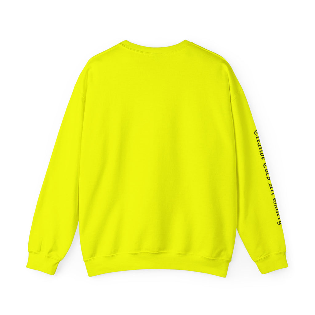 “Inspiring The world One Toe At A Time” Unisex Crewneck Sweatshirt | Creative Toes Art Gallery