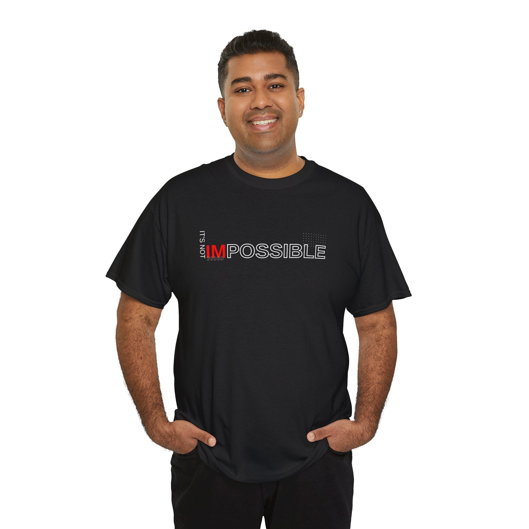 Inspirational Unisex Heavy Cotton Tee - Perfect for Motivation, Gifts, Casual Wear, Everyday Comfort, Fitness Enthusiasts
